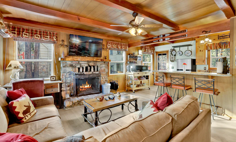 Kozy Cabin at Big Bear- Log Cabin Retreat Cottage