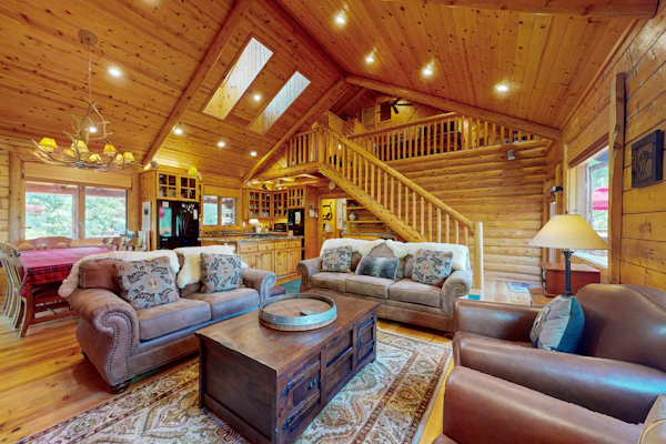 Moonridge Branchwater Lodge with Hot Tub & Game Loft | Near Bear Mountain