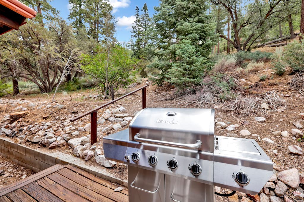 Idle Ours Cabin ~ Rustic and Cozy Cabin with Fireplace & Private BBQ - Walk to Big Bear Lake