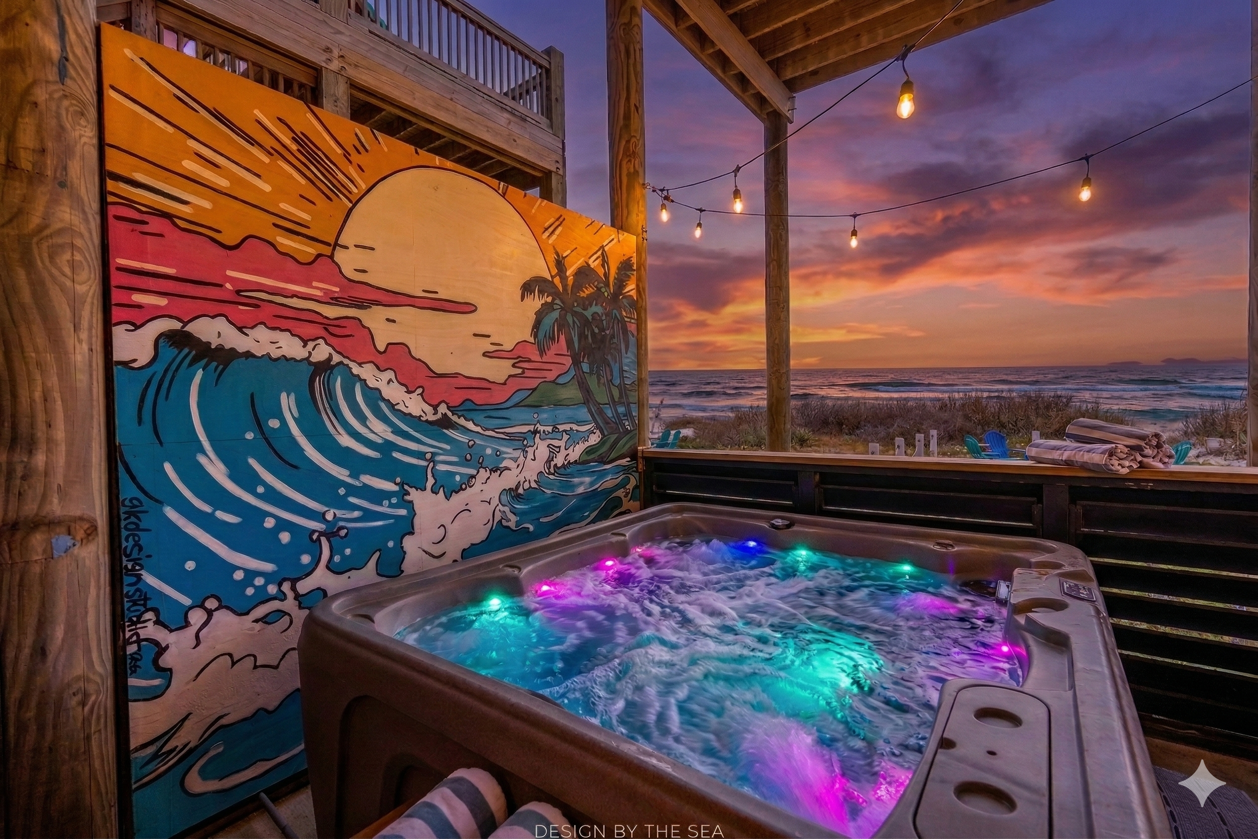 Beachfront Oasis w/ Hot Tub, Yard & Game Room