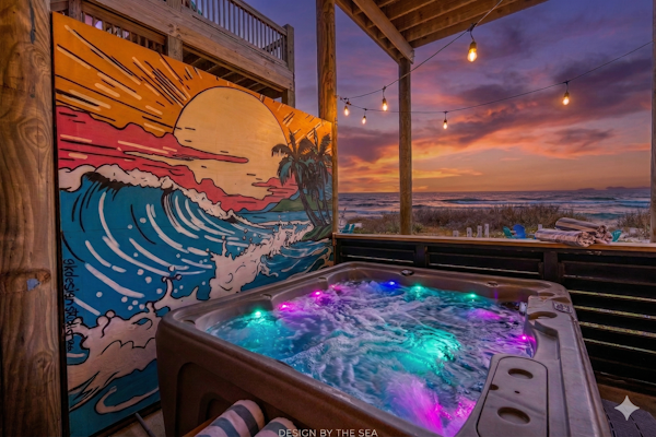 Beachfront Oasis w/ Hot Tub, Yard & Game Room