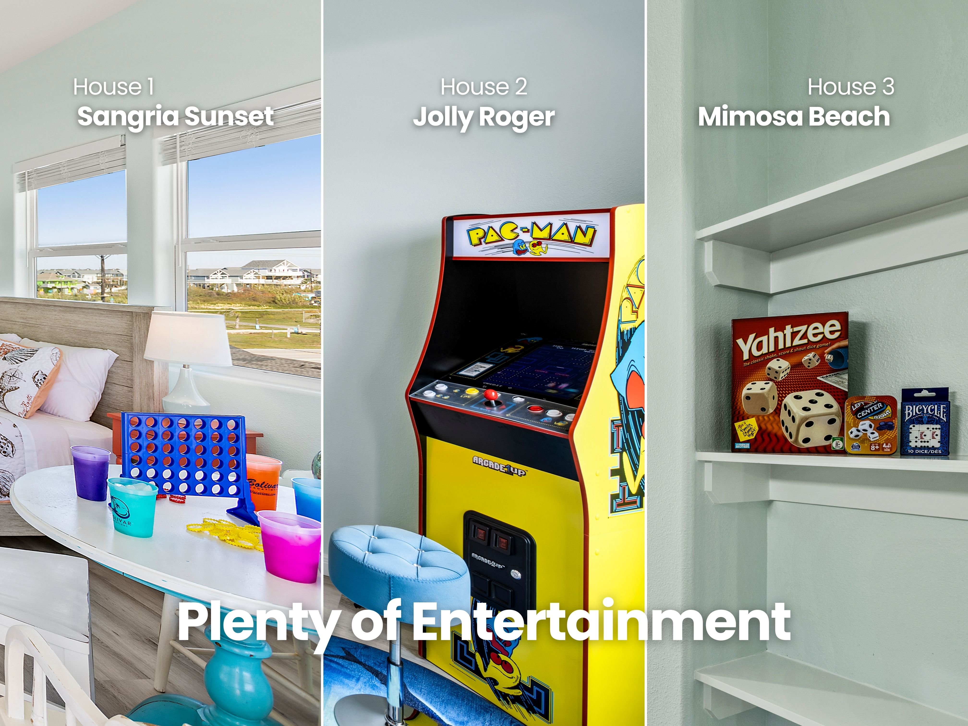 3 Beachfront Homes | 15BR Retreat for 54 Guests