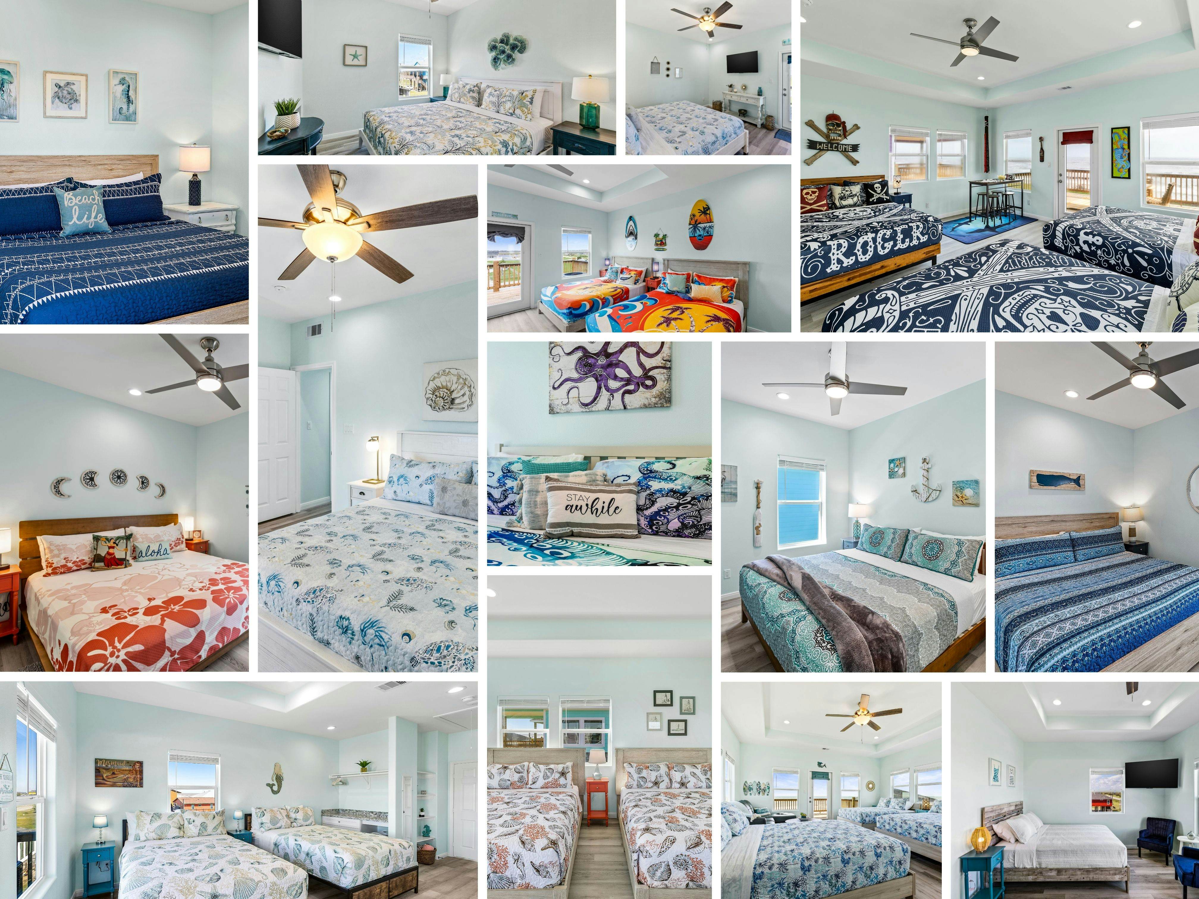 Sangria Sunset, Jolly Roger, and Mimosa Beach