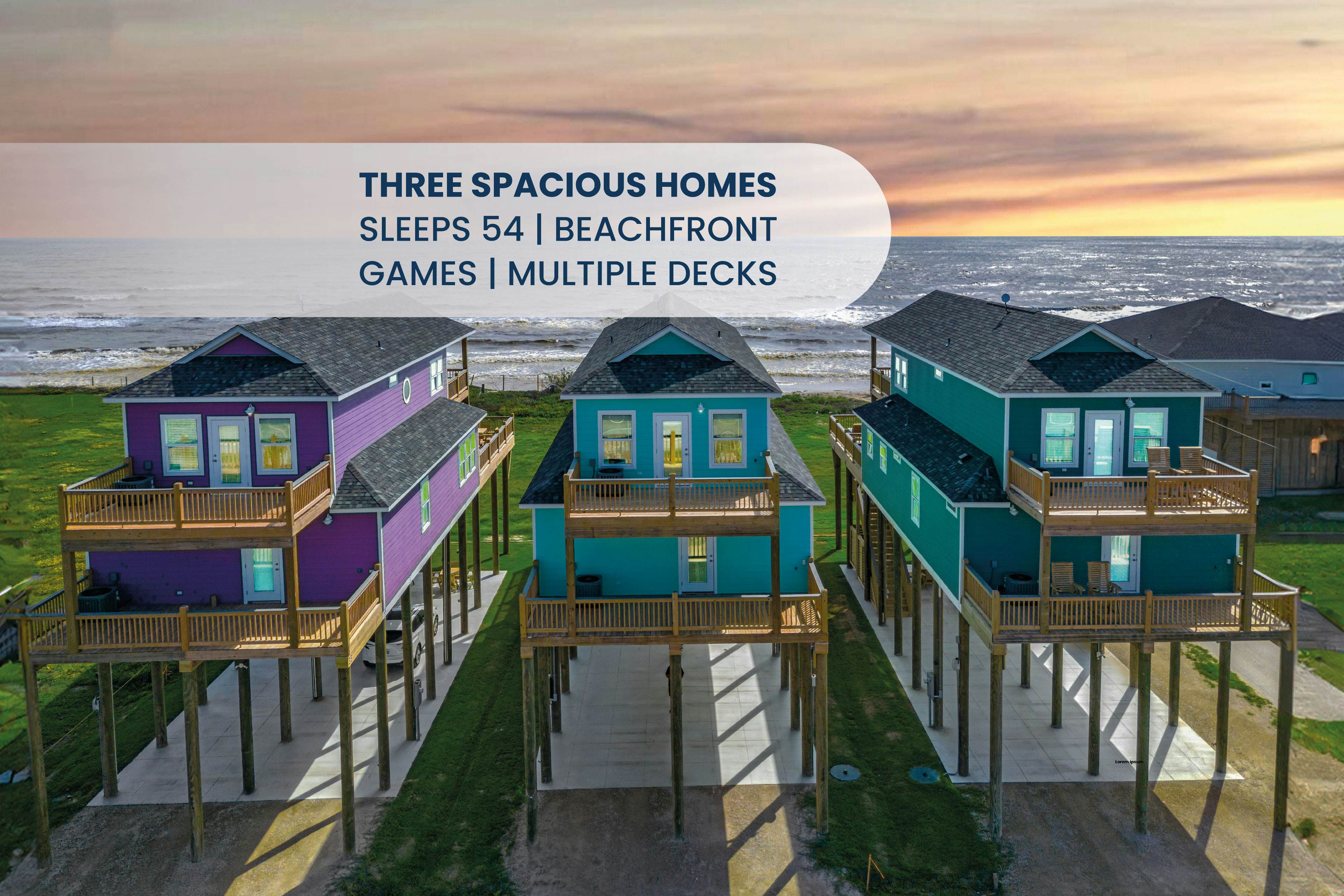 Sangria Sunset, Jolly Roger, and Mimosa Beach