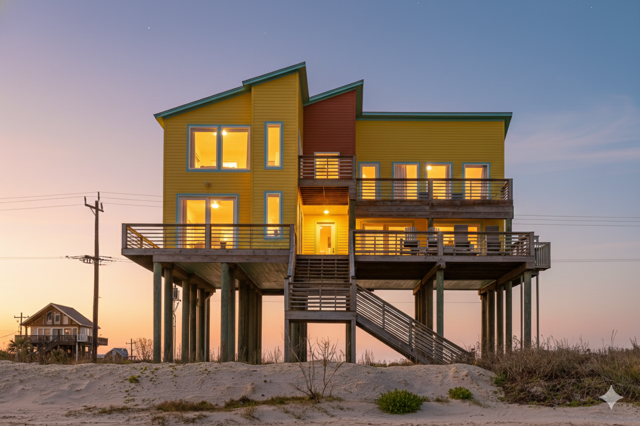 Beachfront 4br, Multiple Decks, Pet-Friendly, Sleeps 16