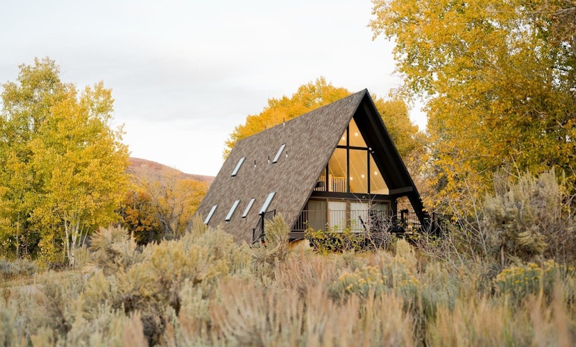 A-Frame Haus Heber, views, romantic, firepit, cute