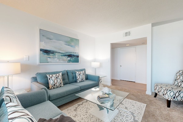 Waterfront condo with balcony, views, pool & tennis