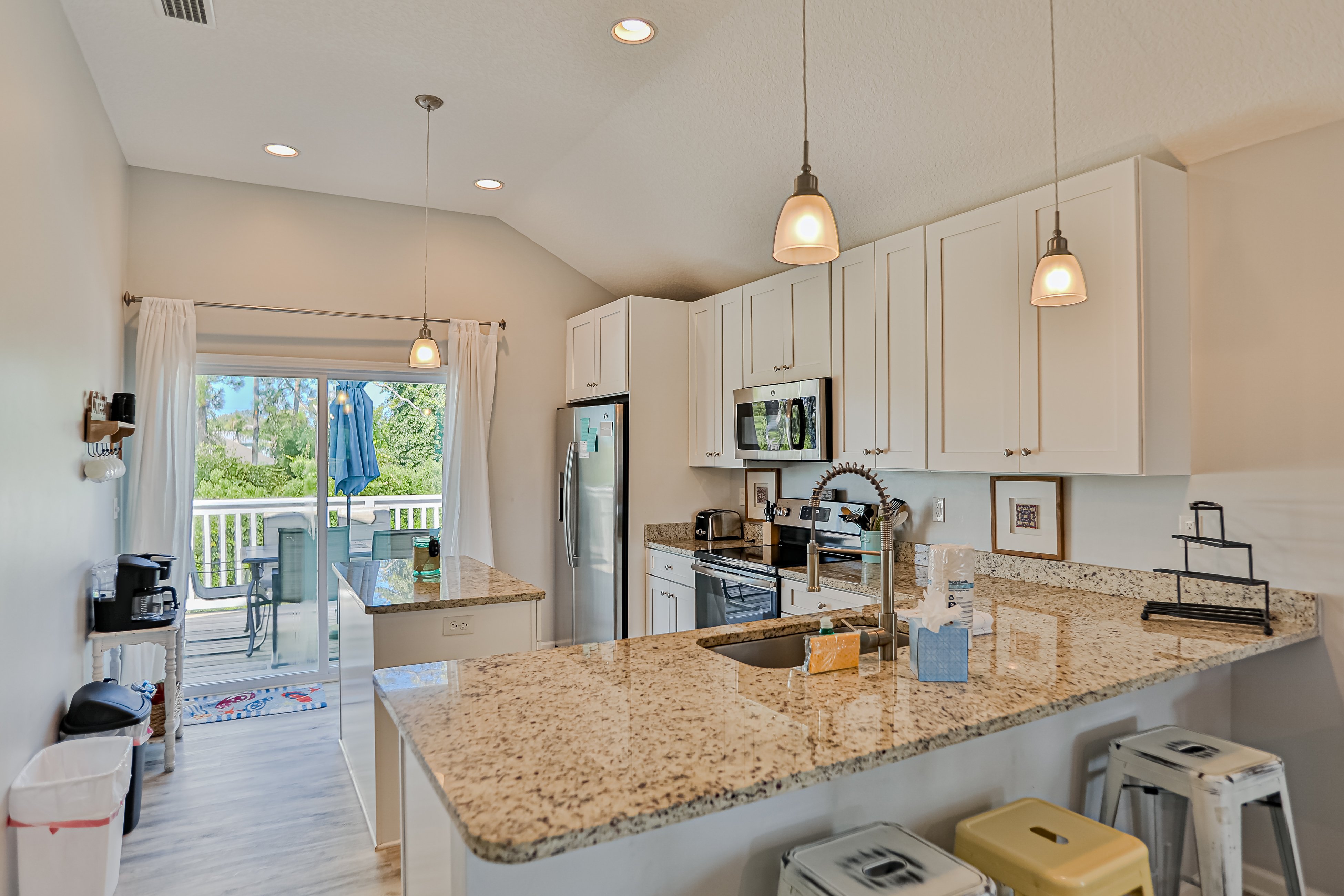 Walk to Beach with Private Pool, Balconies & Huge Lawn | Blocks to Dining