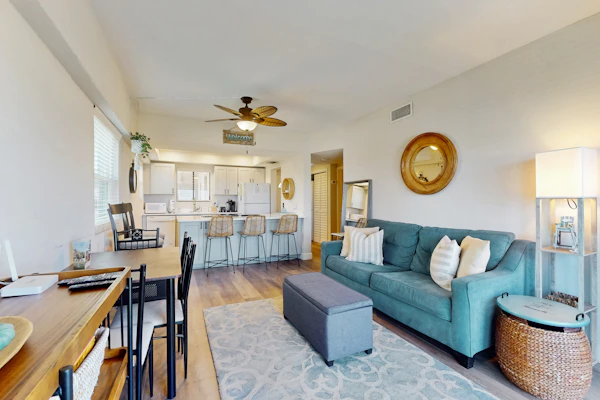 Modern oceanfront condo with outdoor pool, balcony, & washer/dryer