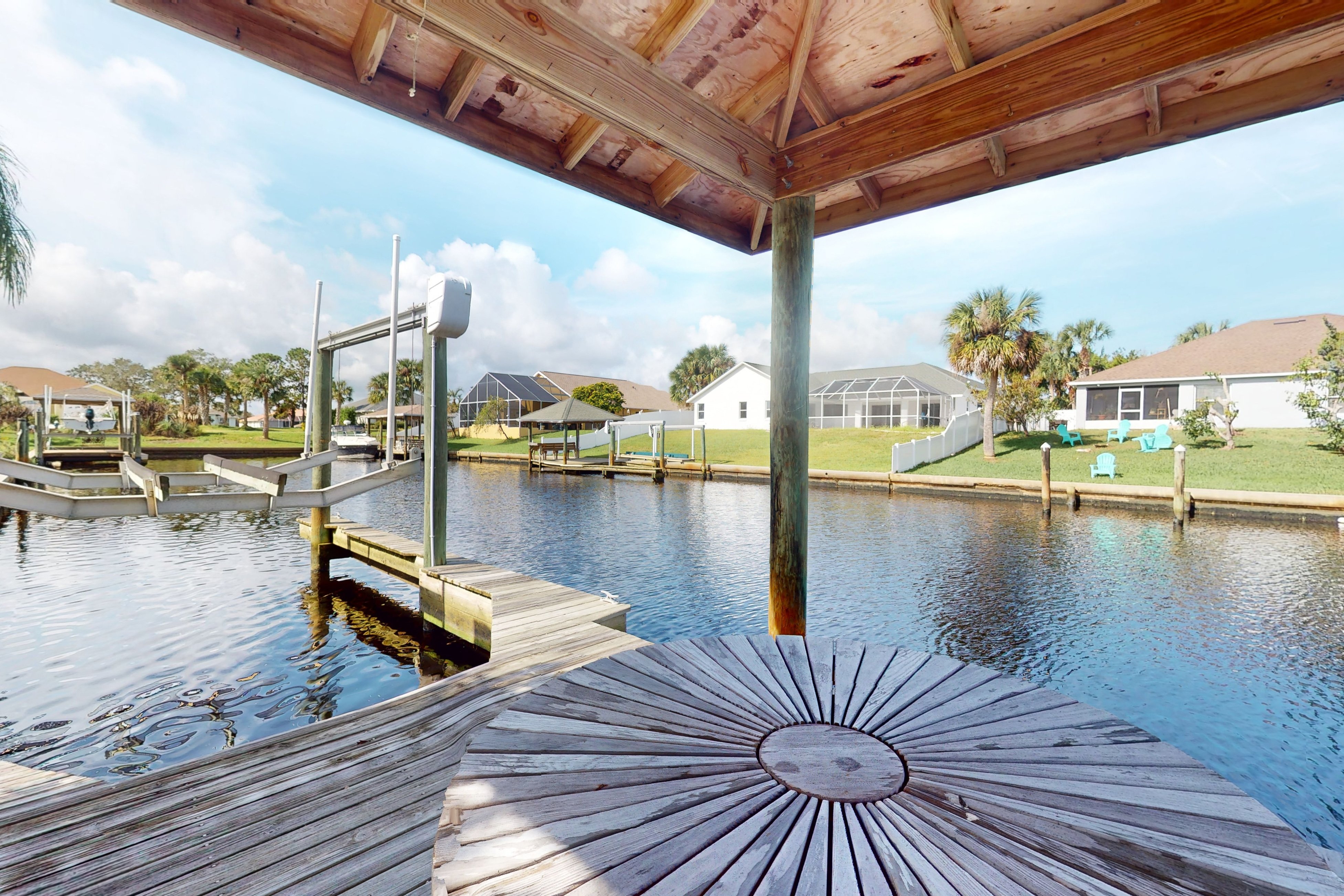 Canalfront Home with Private Pool, High-Speed WiFi, Central AC, and Dock!