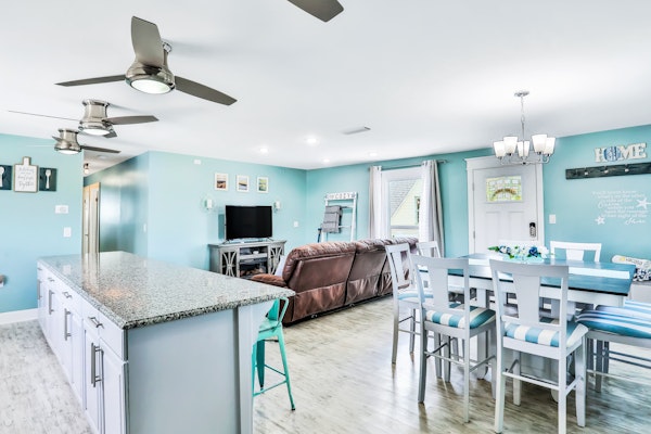 Home 1 Block from 2 Beaches w/Private Pool, High-Speed WiFi & Central AC