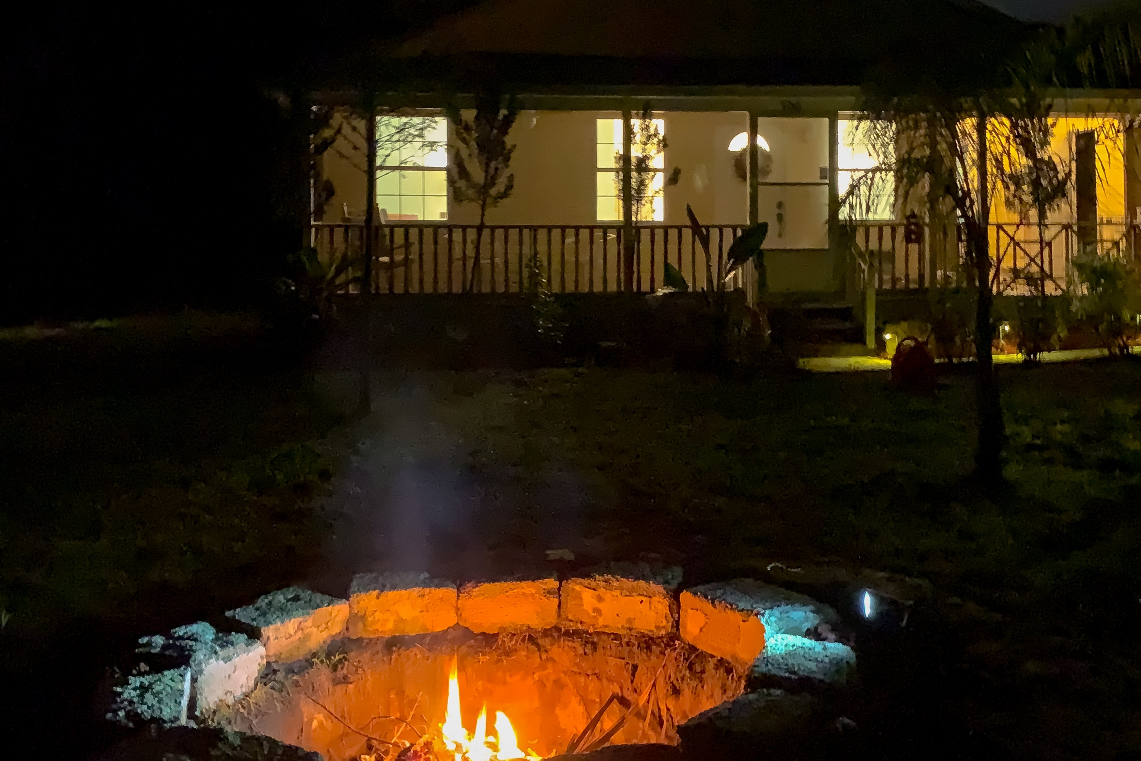 Serene home with enclosed yard, grill, games, & central AC - dog-friendly