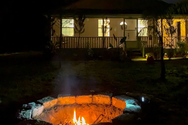 Serene home with enclosed yard, grill, games, & central AC - dog-friendly