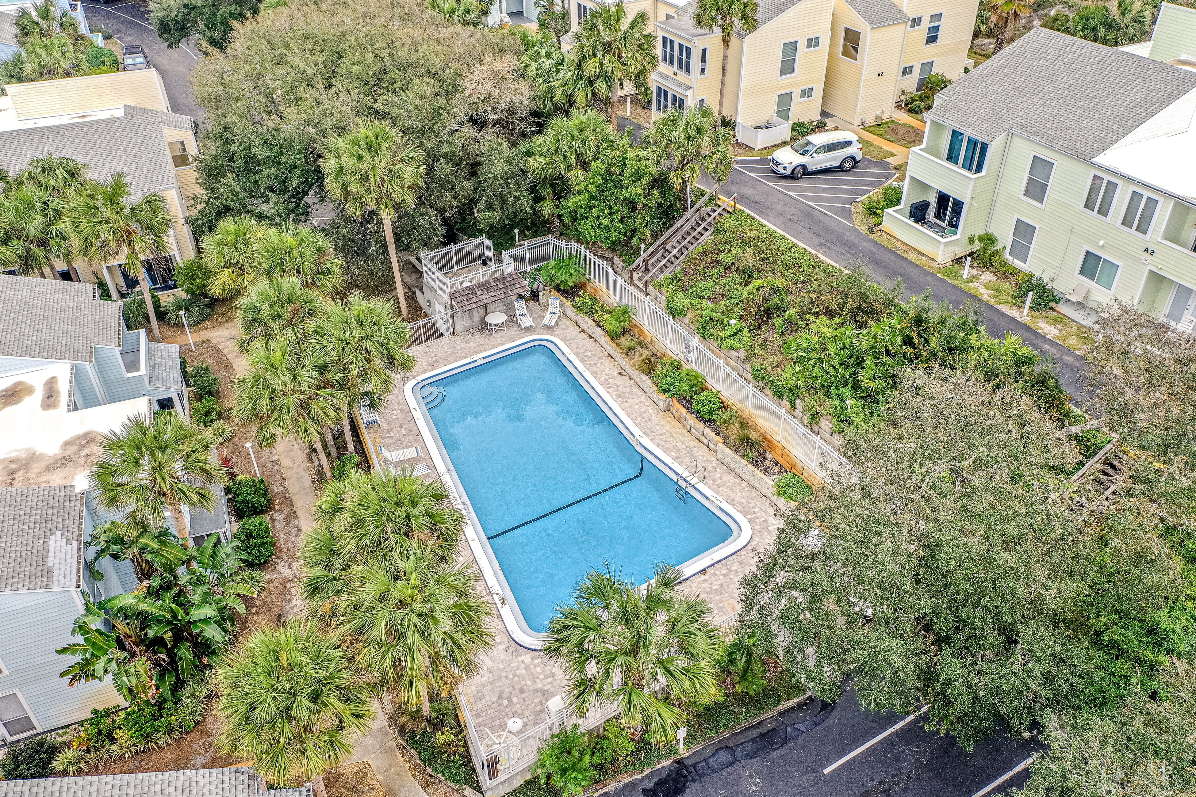 Oceanfront condo with pool, grill, central AC, washer/dryer, & snowbird friendly