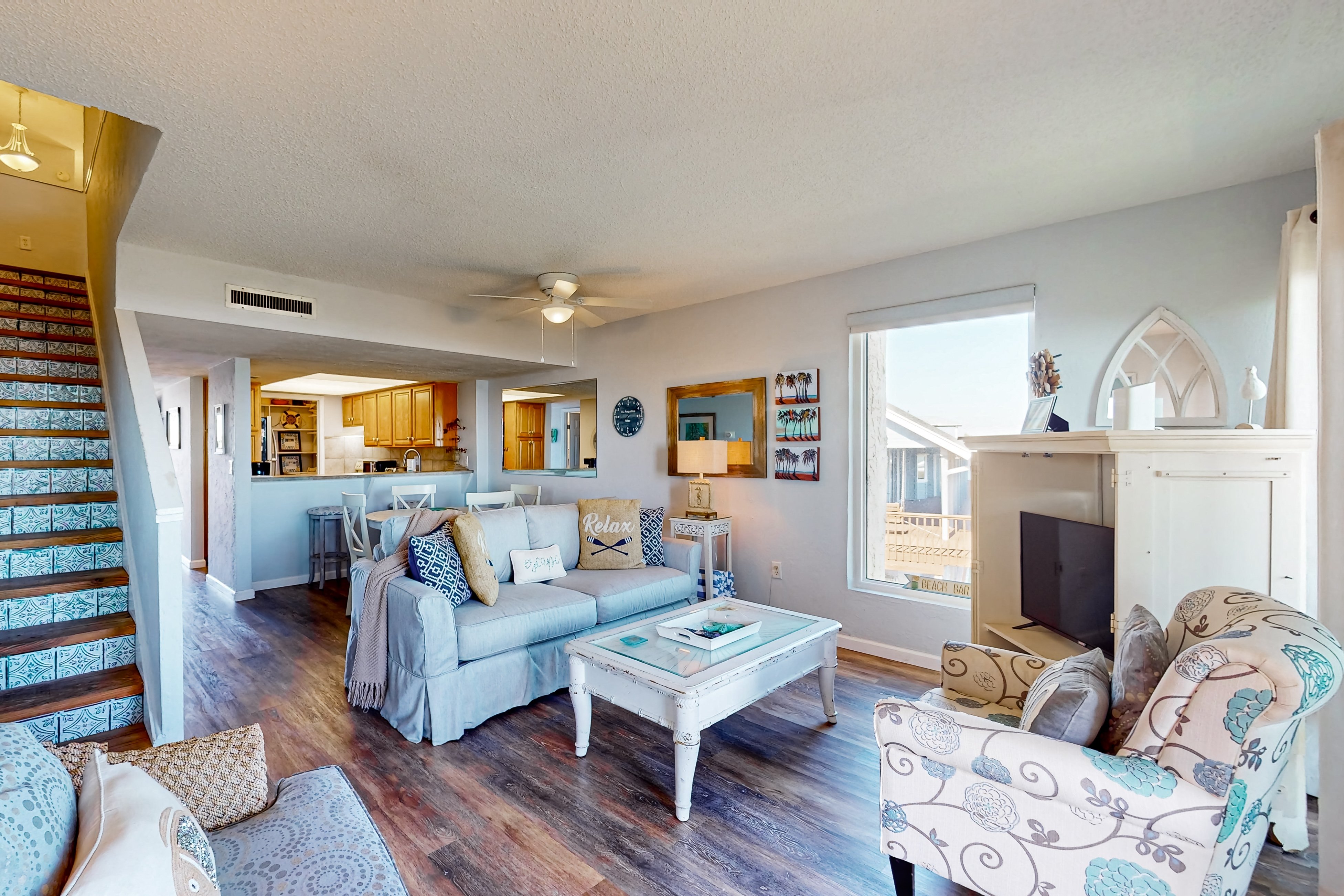 Oceanfront condo with resort amenities, beach access and pool