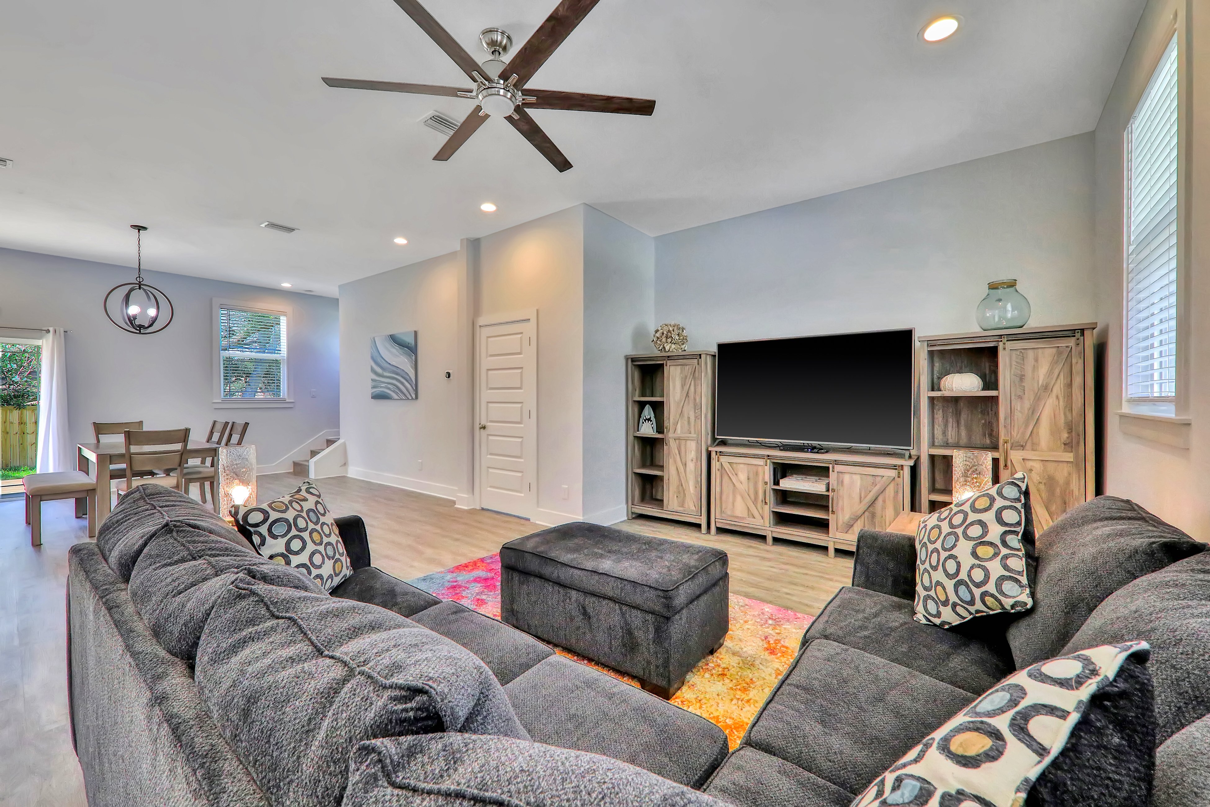 Spacious beach home - just a block from the ocean & the river