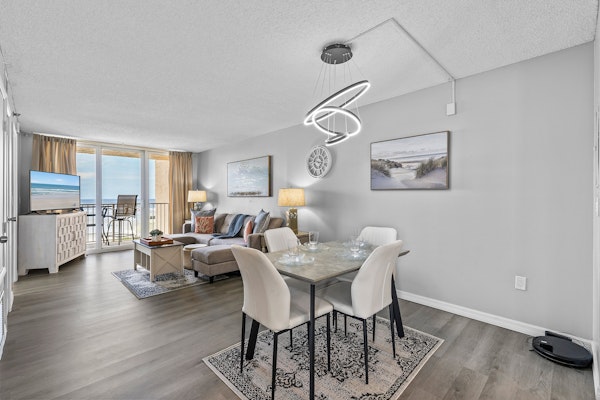 Beachfront Oceanview Condo with Office Space - Work, Relax, Walk to Flagler Ave