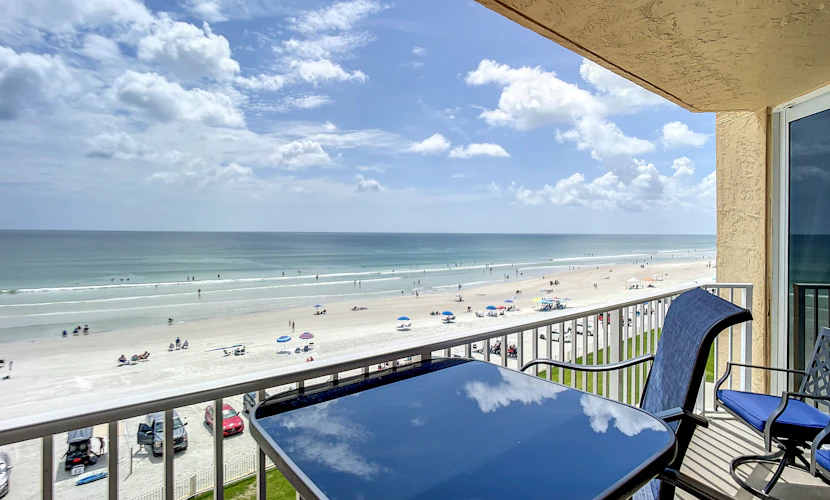 Oceanfront Condo with Pool, BBQ & Steps from Flagler Ave