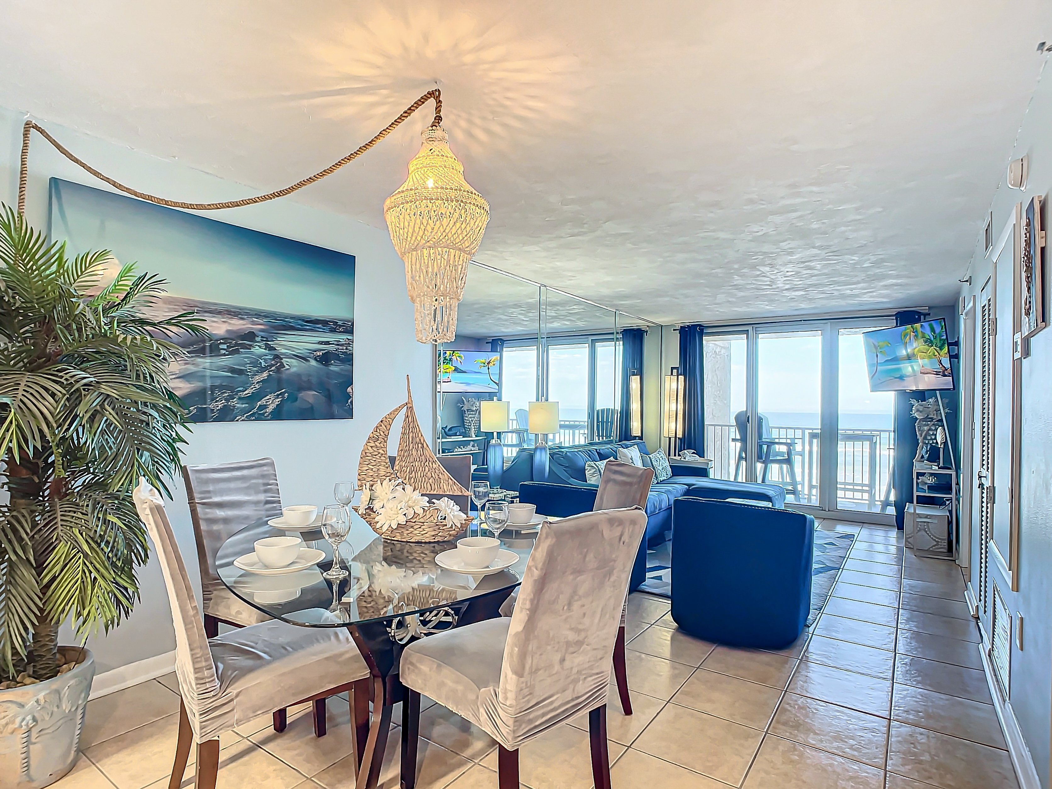Updated 2BR oceanfront condo with balcony & pool