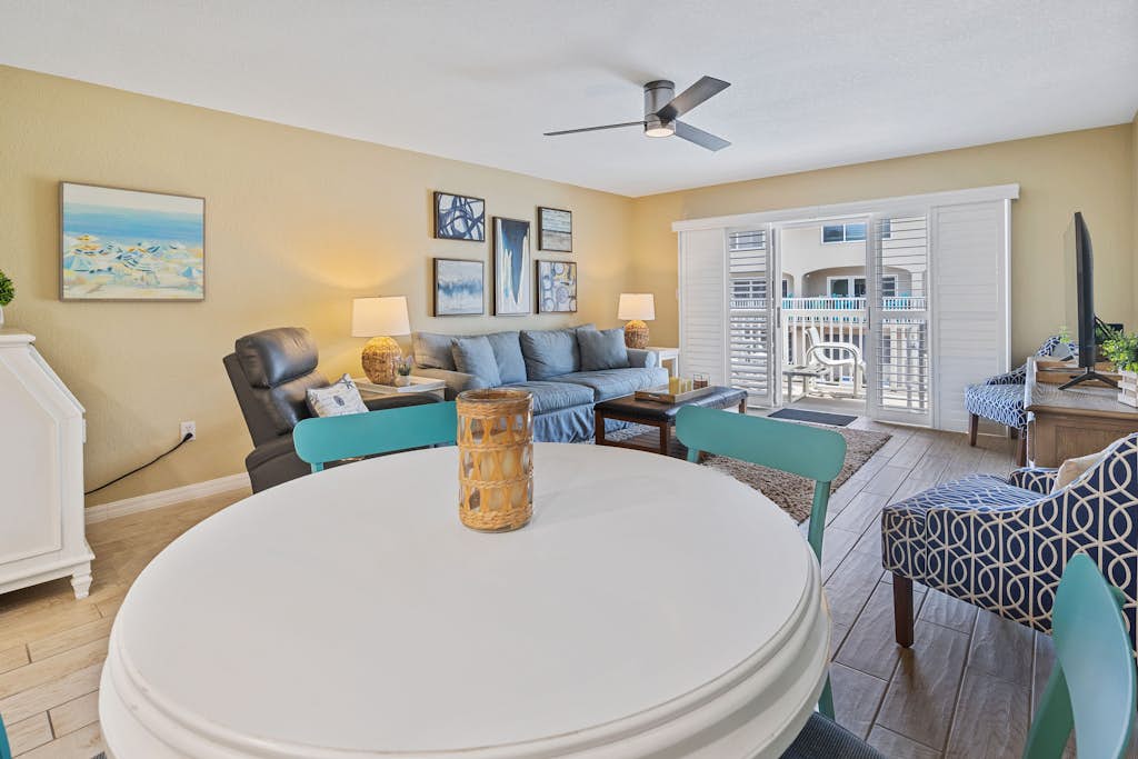 Beachfront Comfort w/ Pool, Balcony & Steps to Flagler Avenue