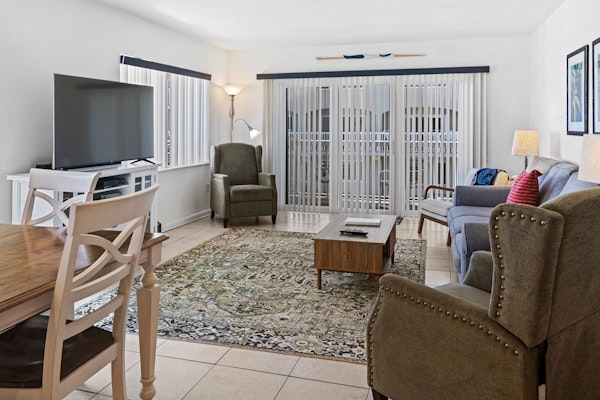 Beachfront Comfort w/ Pool, Balcony & Steps to Flagler Avenue