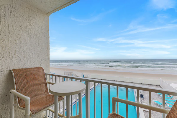 Oceanfront Balcony Condo – Walk to Dining, Splash Park & More