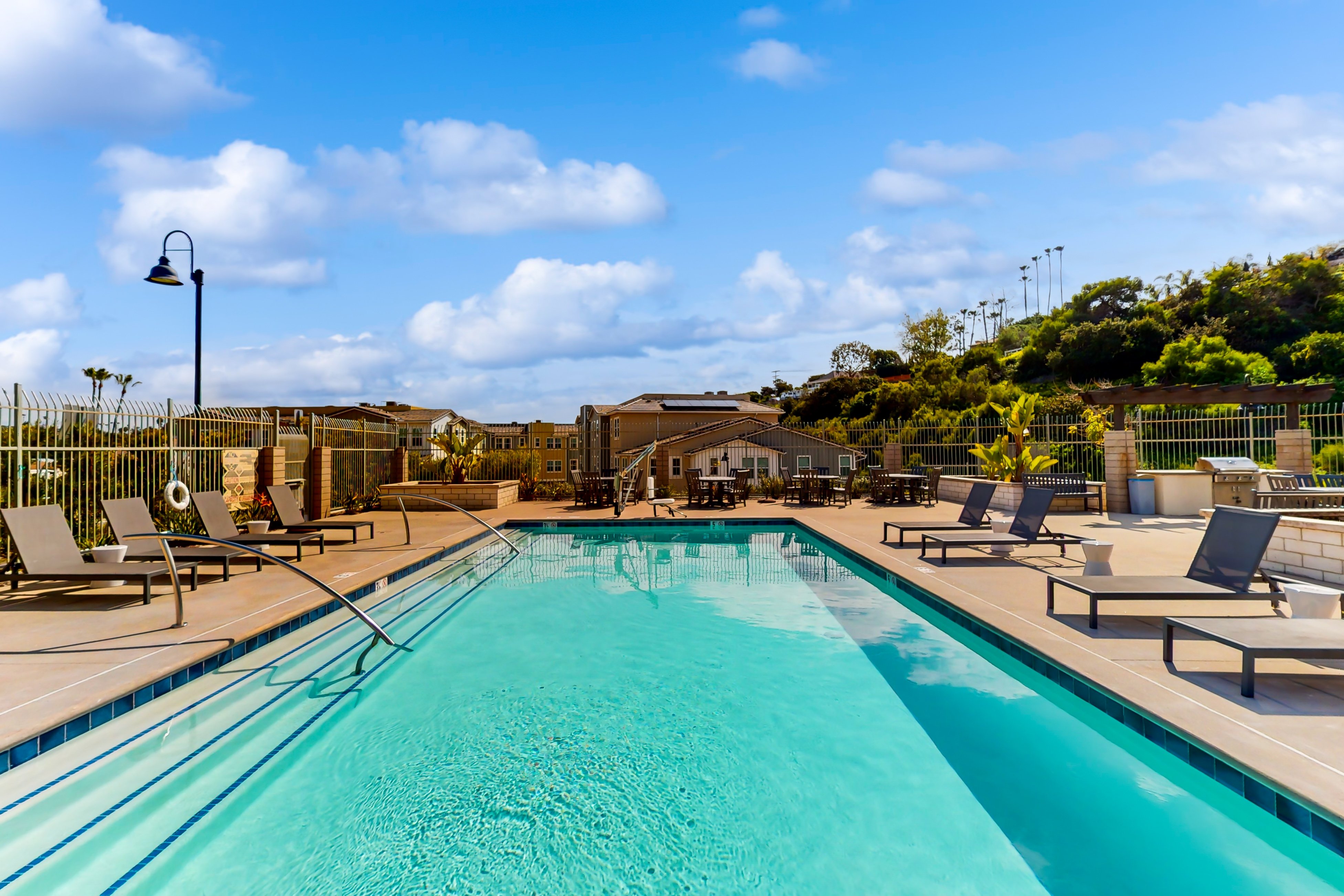 Plumeria Retreat - Modern, 3-story townhome with pool & patio - 30-Night Minimum