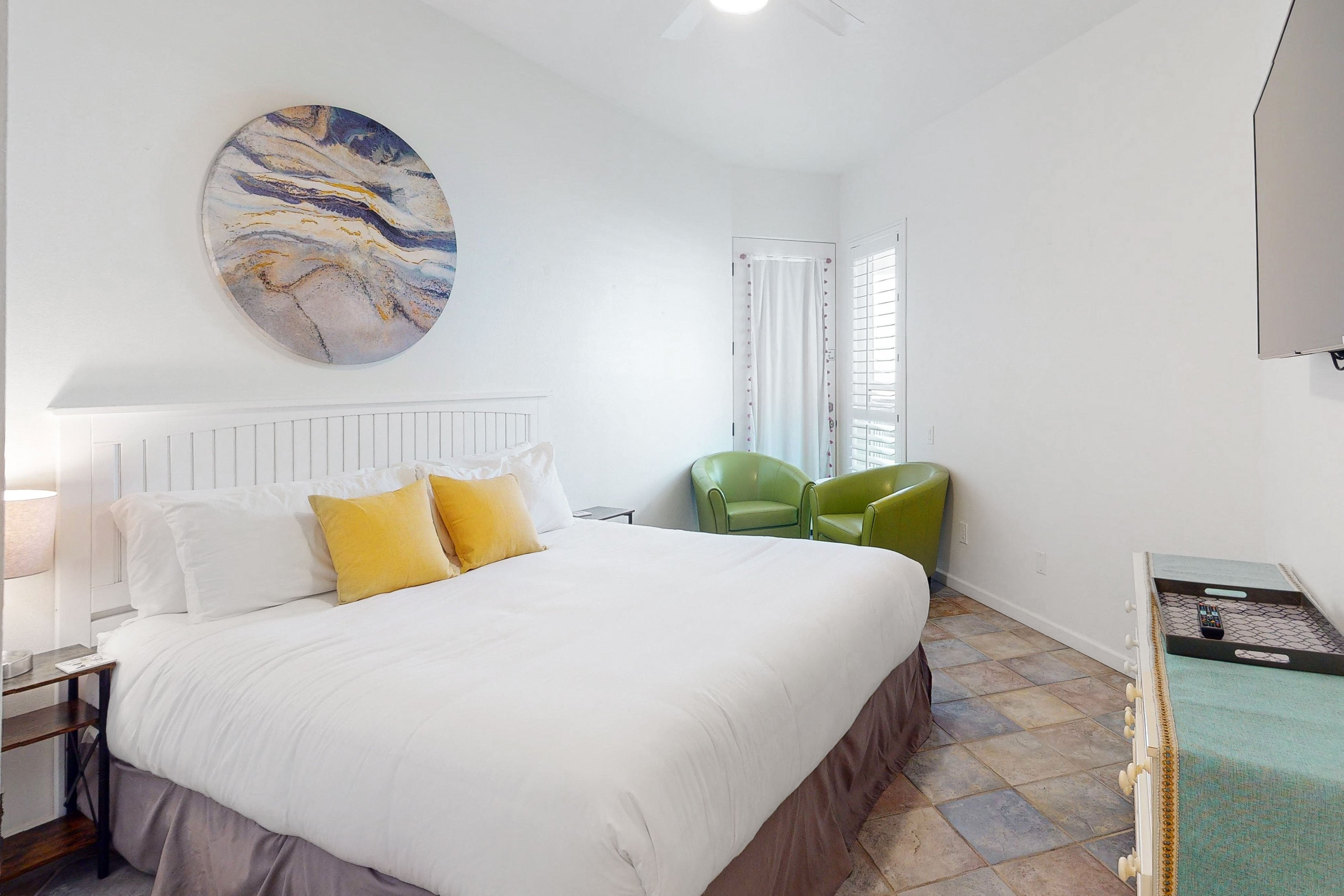 Santa Barbara Unit #2: Beachfront condo across the beach w/ private patio, fire pit, gas grill