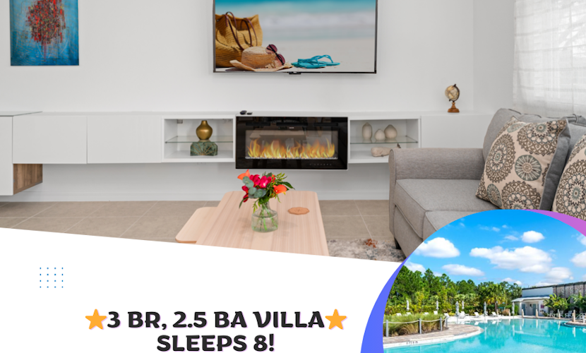 Lake View Villa |Sleeps 8!