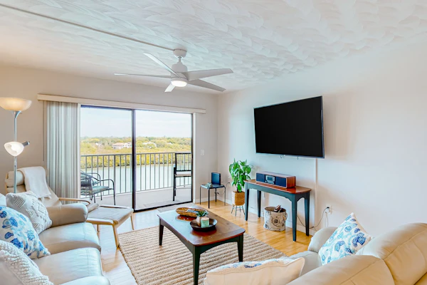 6th floor waterfront condo with sauna tennis balcony and grills