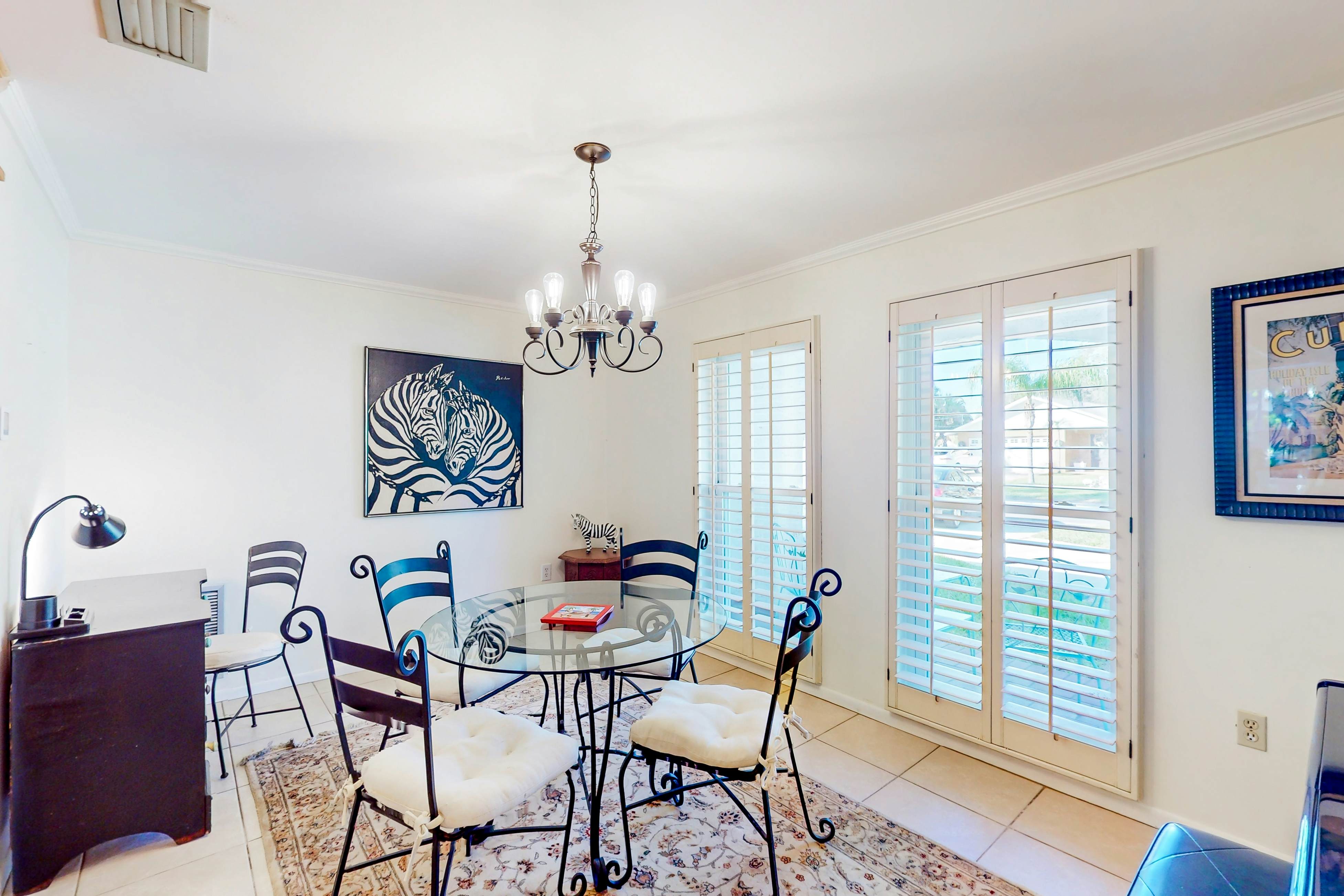 Home near the beach with private pool, enclosed patio, & W/D