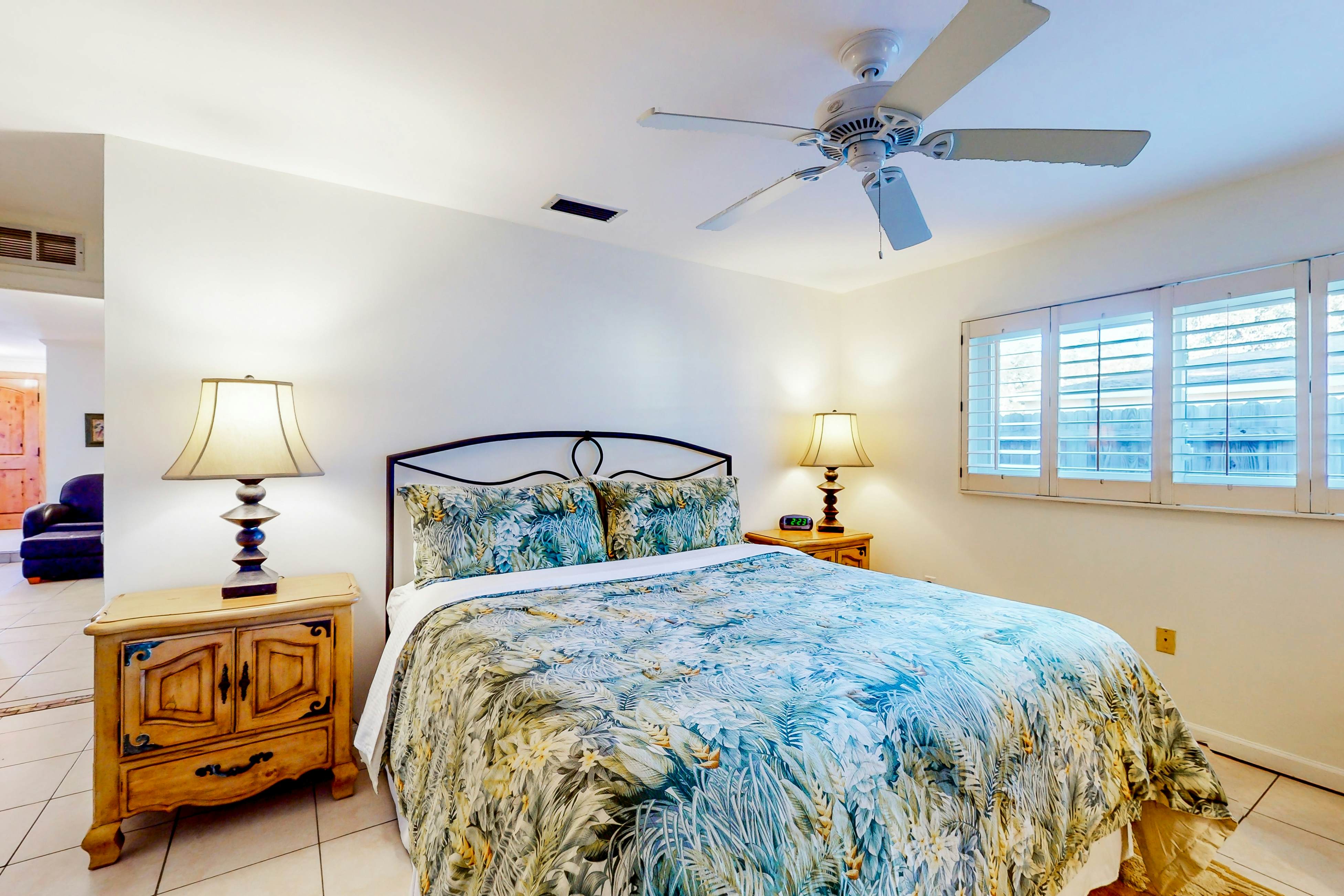 Home near the beach with private pool, enclosed patio, & W/D