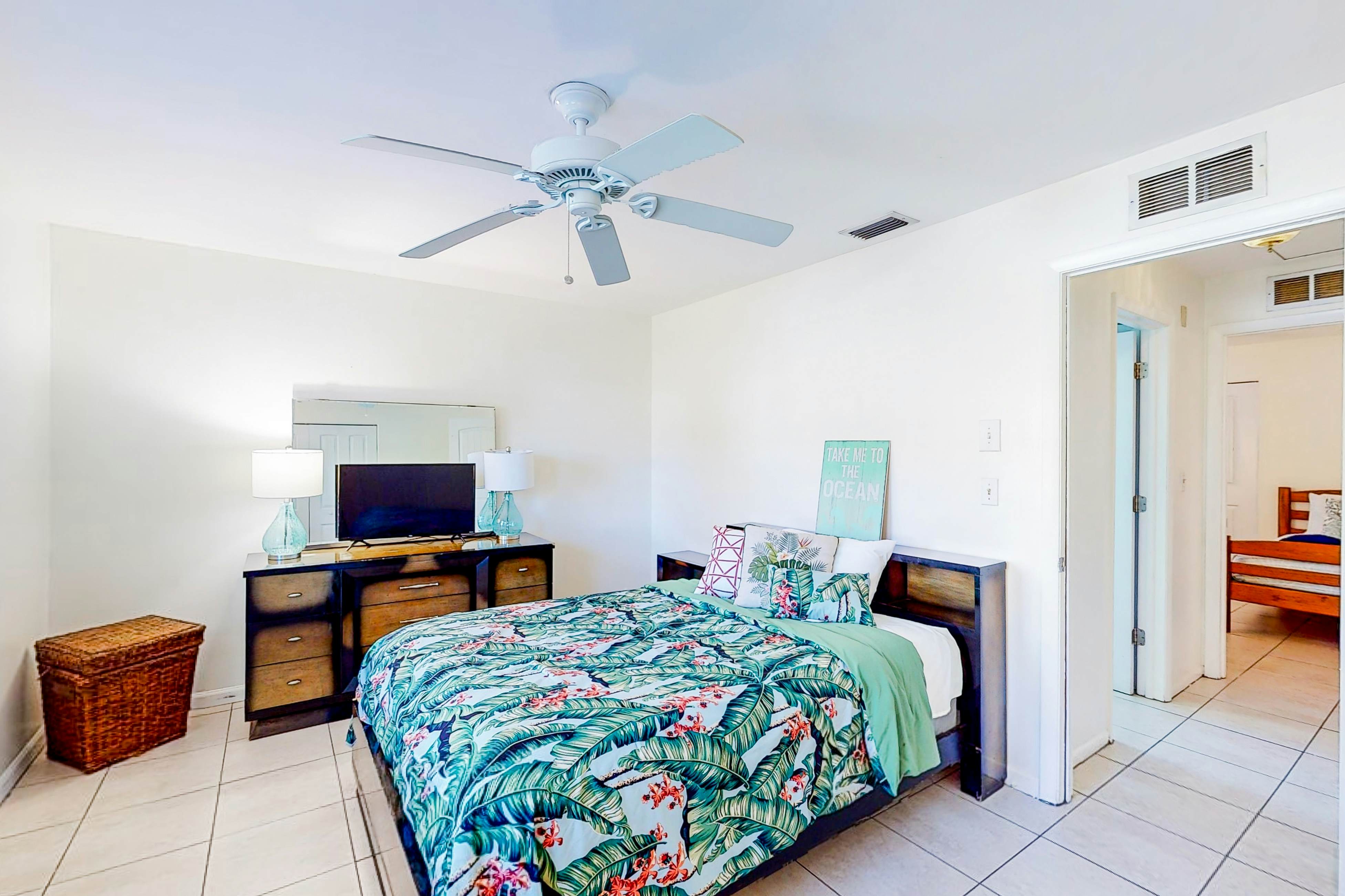 Home near the beach with private pool, enclosed patio, & W/D