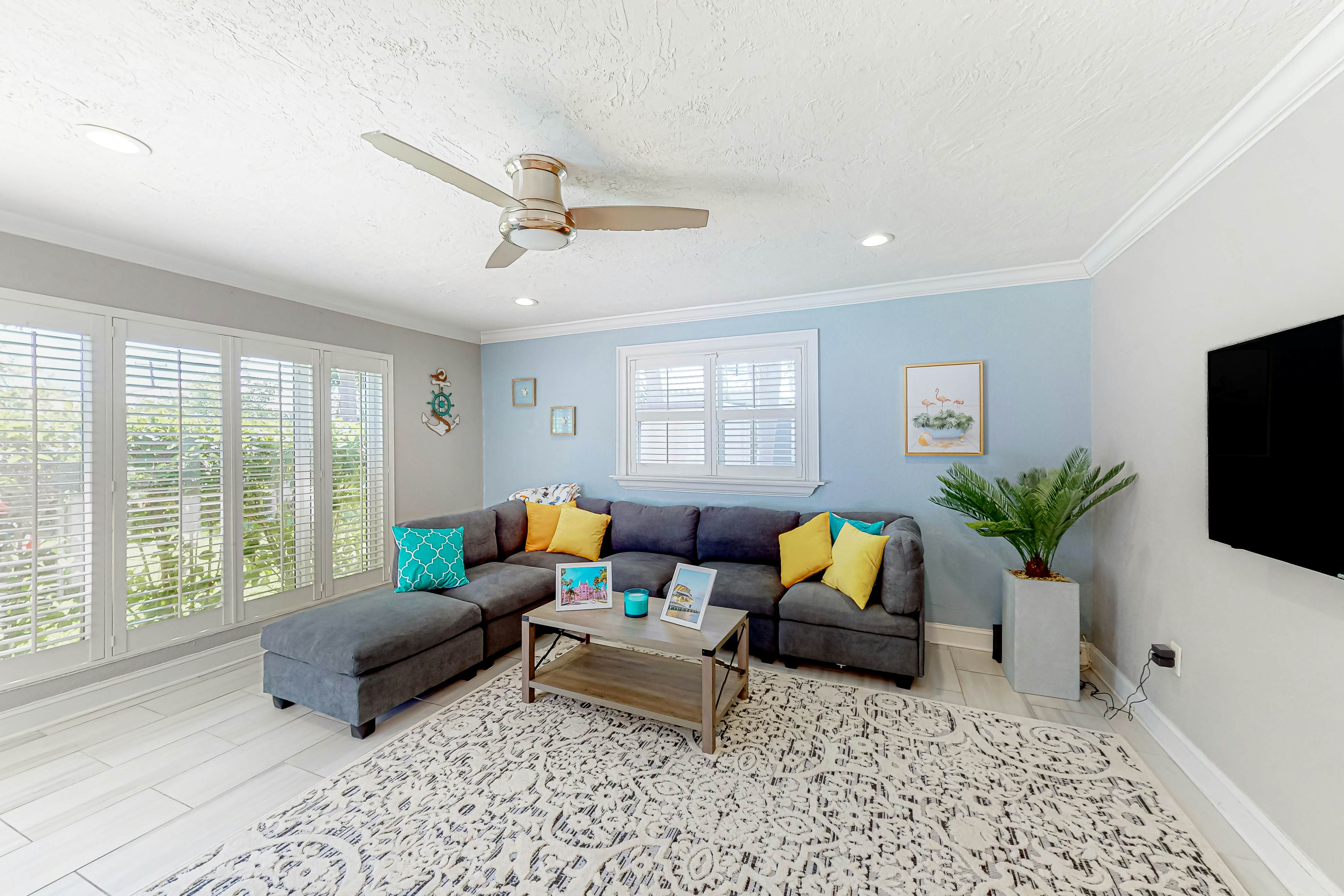 Dog-friendly home near beaches with private pool, enclosed backyard, grill, W/D