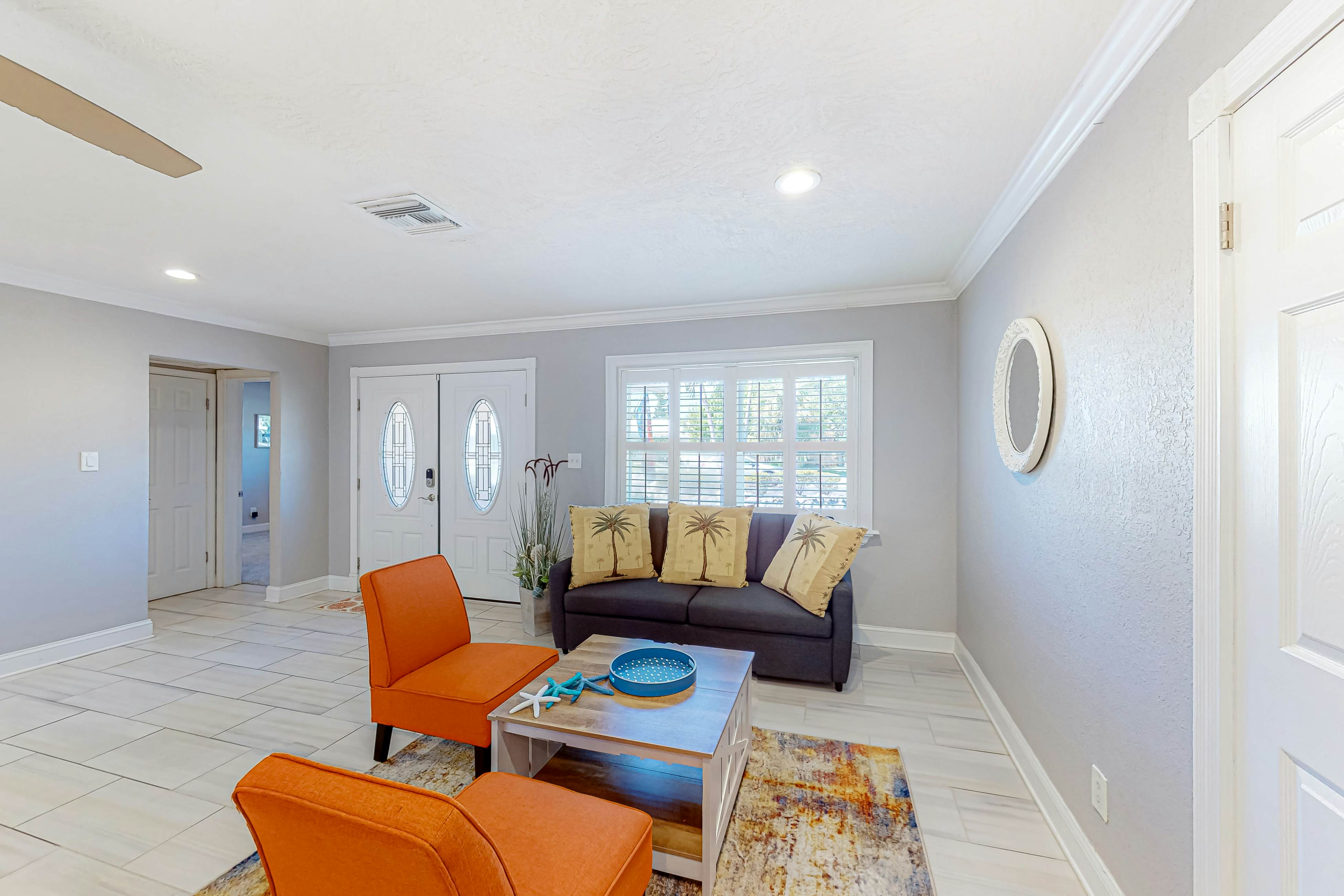 Dog-friendly home near beaches with private pool, enclosed backyard, grill, W/D