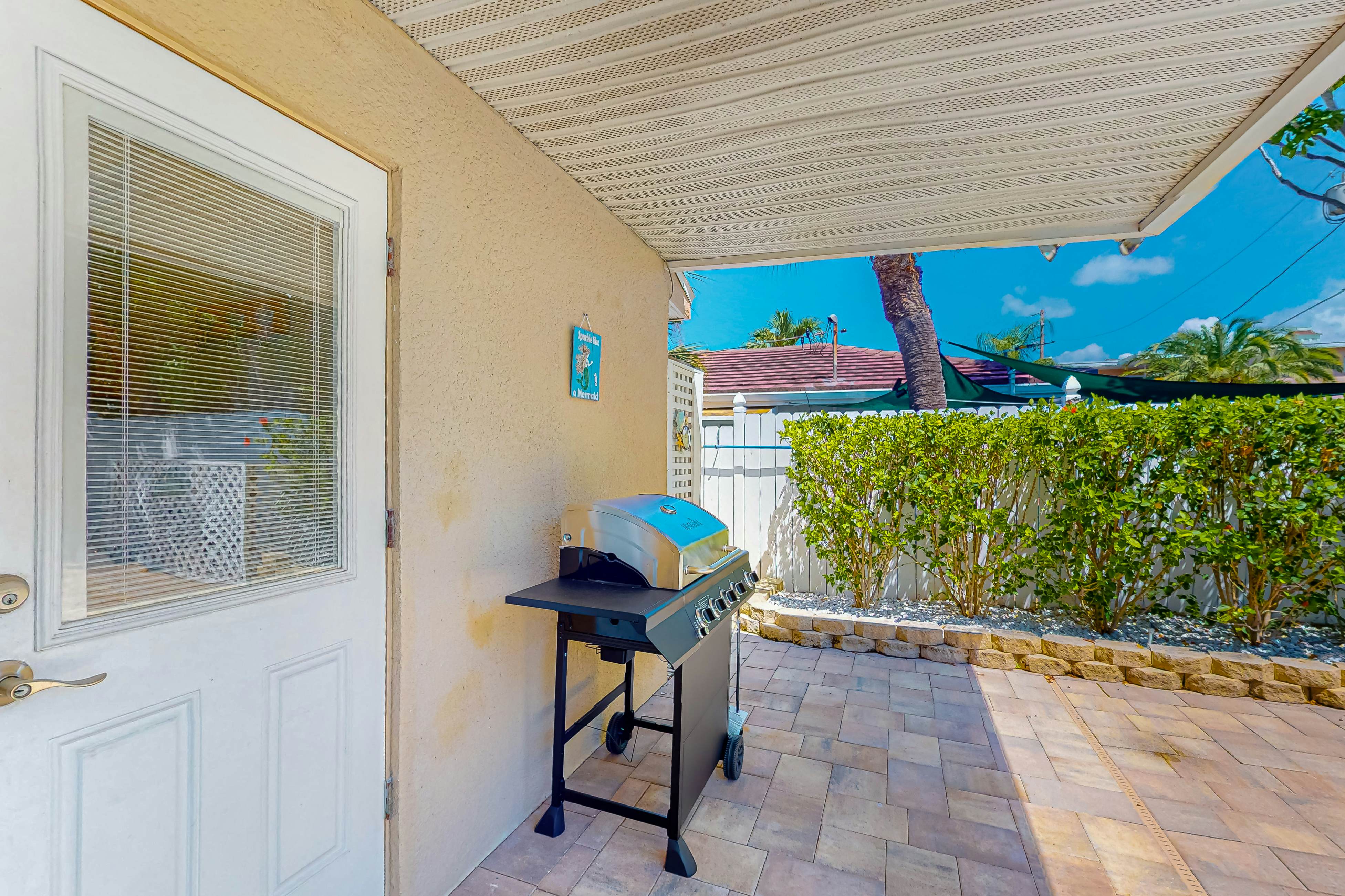 Dog-friendly home near beaches with private pool, enclosed backyard, grill, W/D