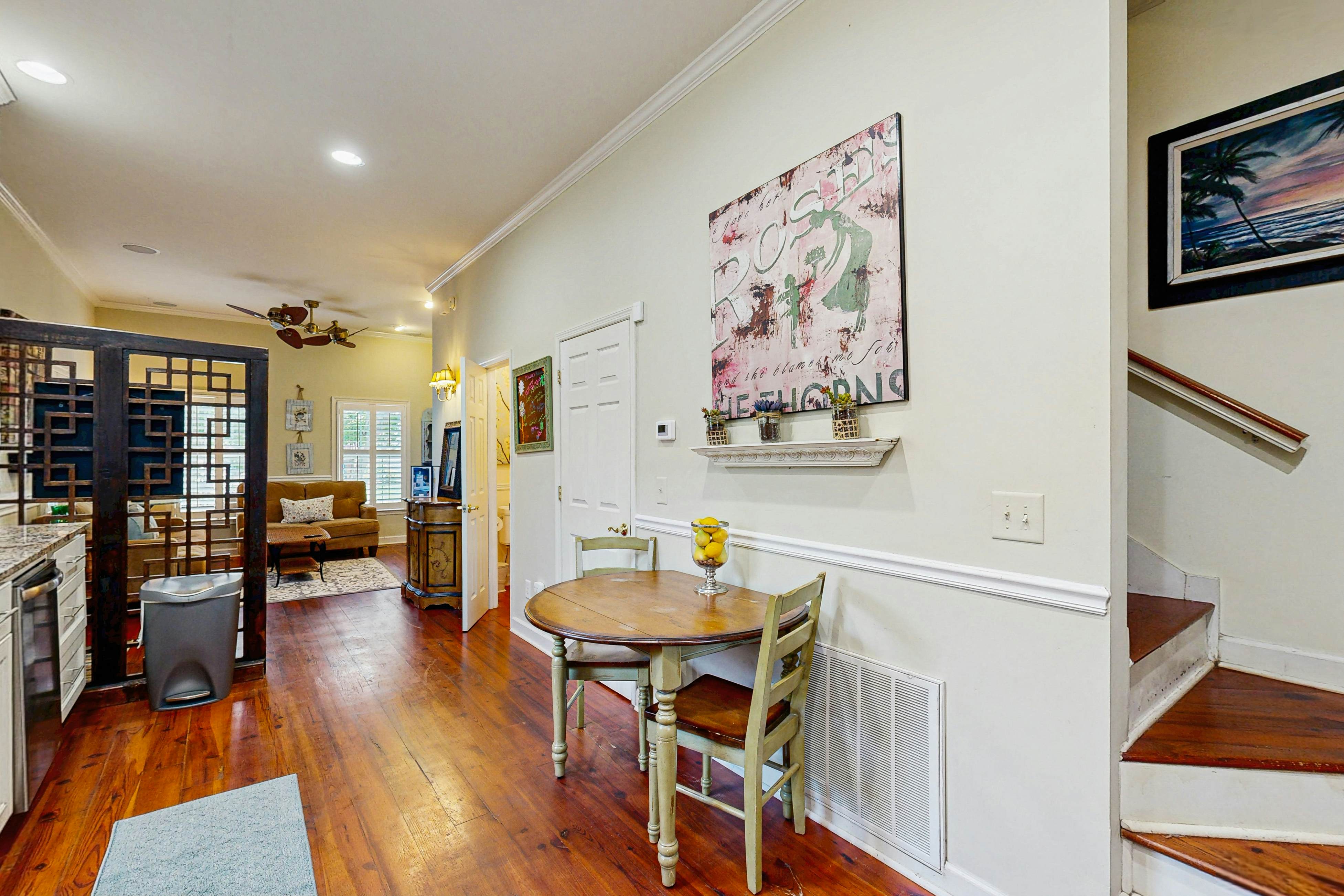 North Central, 30-Day Rental Home w/Double Porches, Garden Patio, and Free WiFi