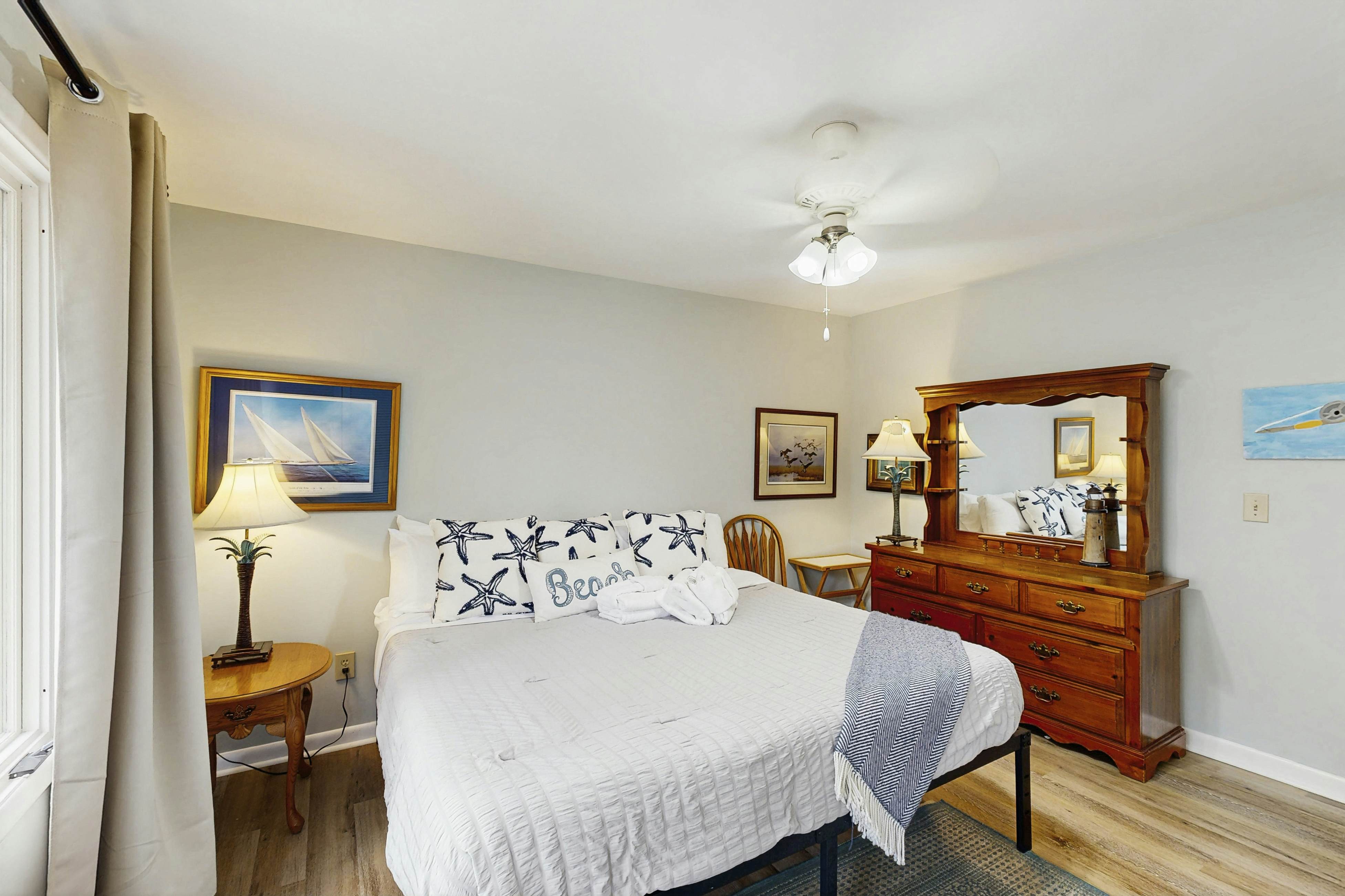 Dog-friendly, riverfront condo w/ shared pool plus access to tennis & gym