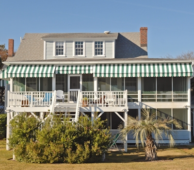 Beachfront home with grill and private dune path - short-term rental