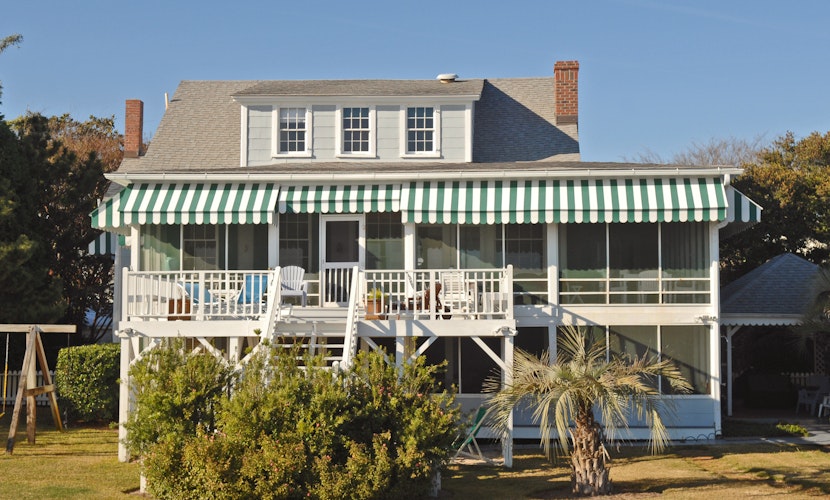 Beachfront home with grill and private dune path - short-term rental