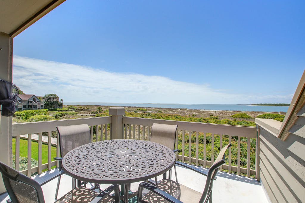 Beachfront villa with dolphin viewing deck, shared pools, tennis, golf & more