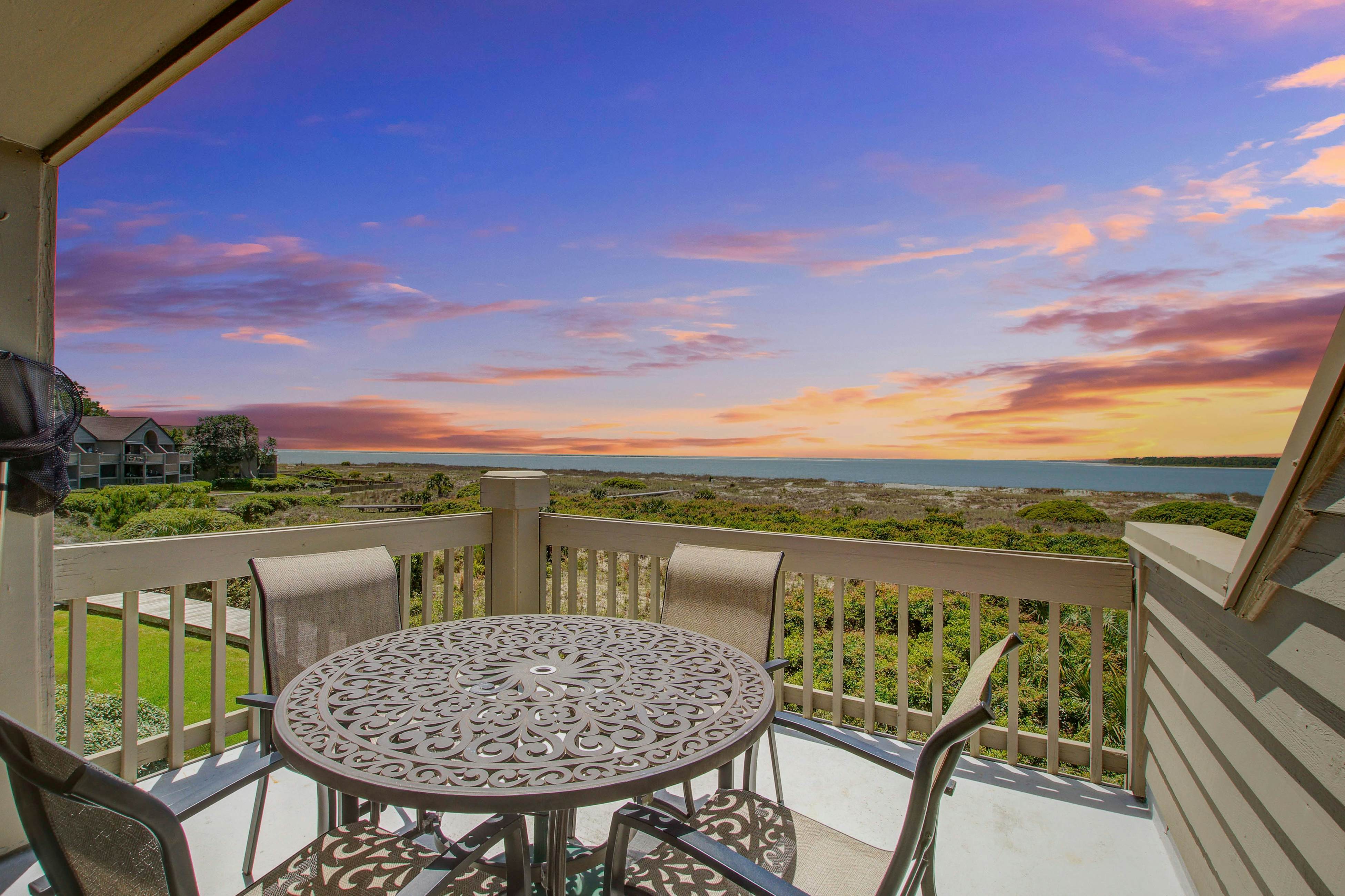 Beachfront villa with dolphin viewing deck, shared pools, tennis, golf & more