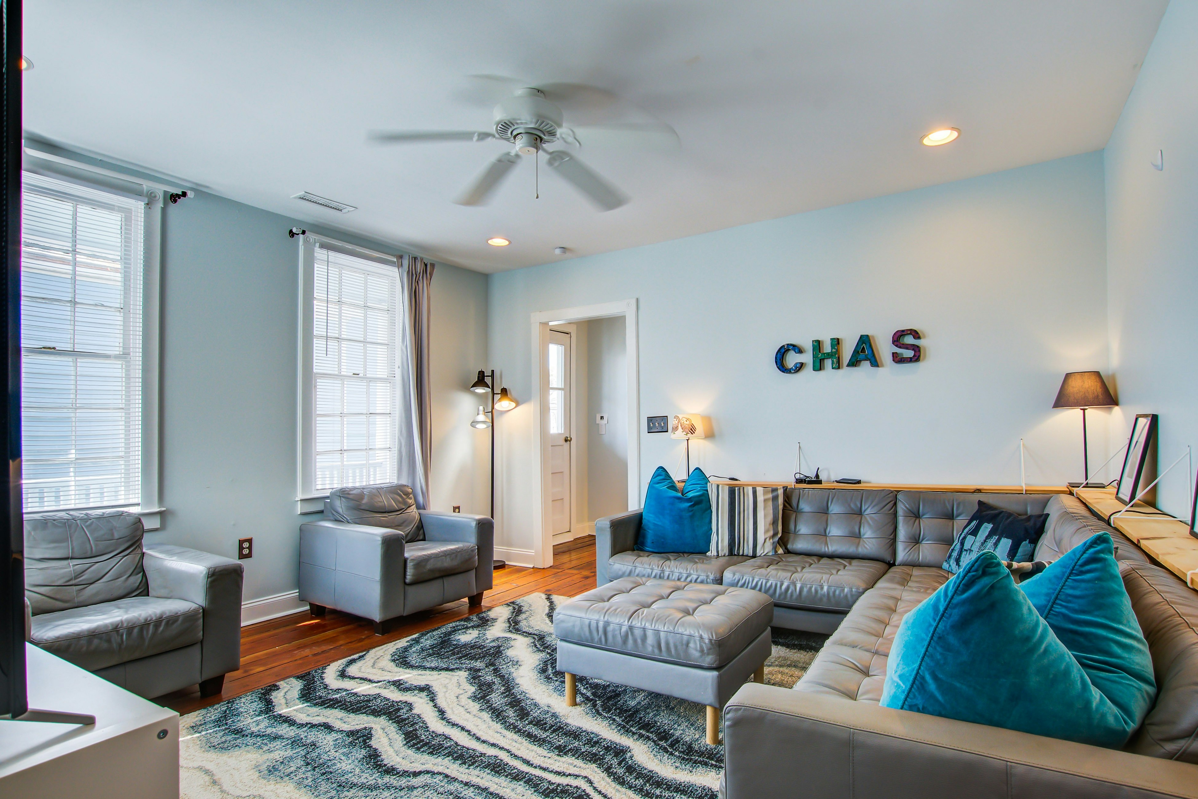 Renovated two-story home in Charleston with private yard - 30-day rental