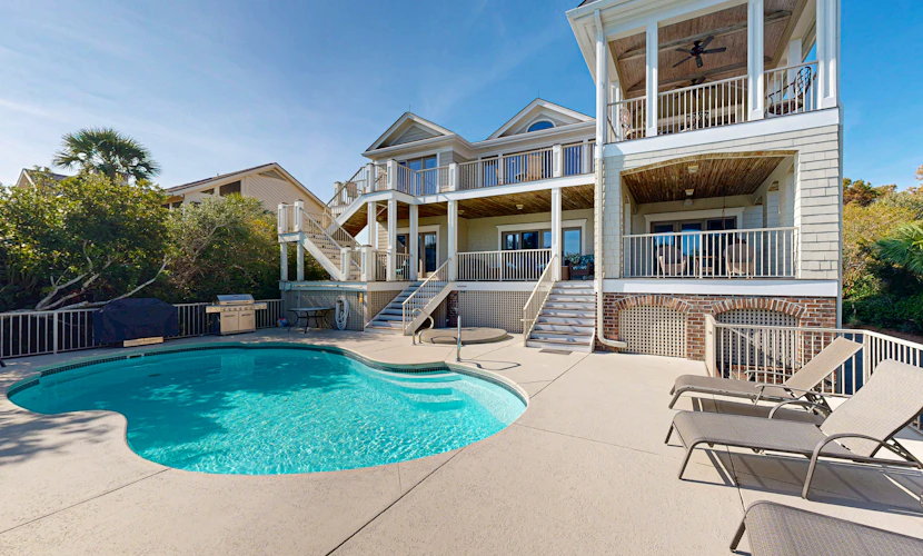 Gorgeous home with panoramic ocean views, private pool, & hot tub