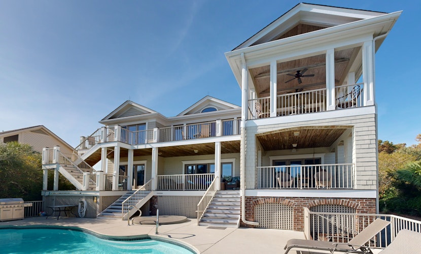 Gorgeous home with panoramic ocean views, private pool, & hot tub