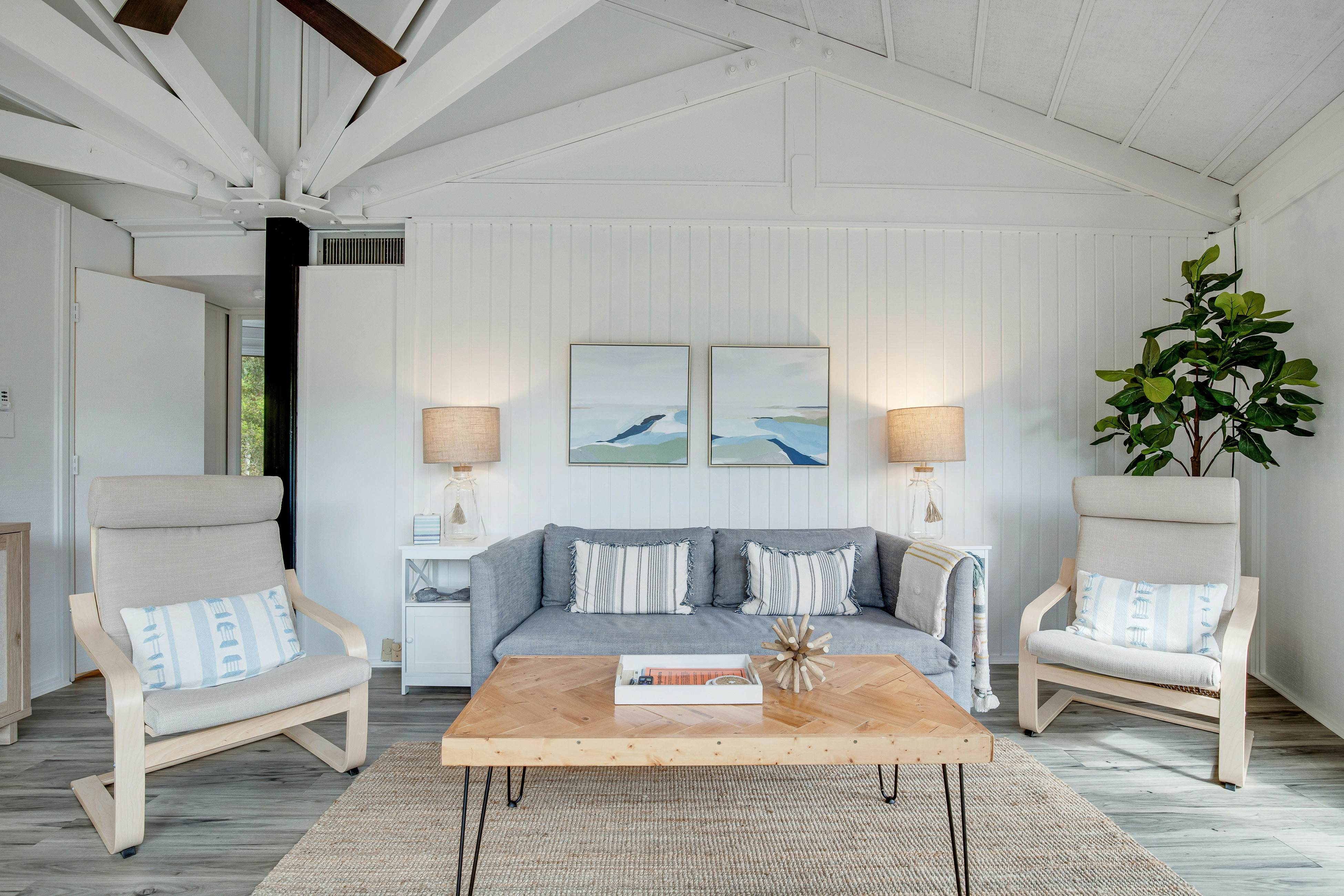 Lakefront home with lagoon view, deck & AC - close to beach, golf, & pools