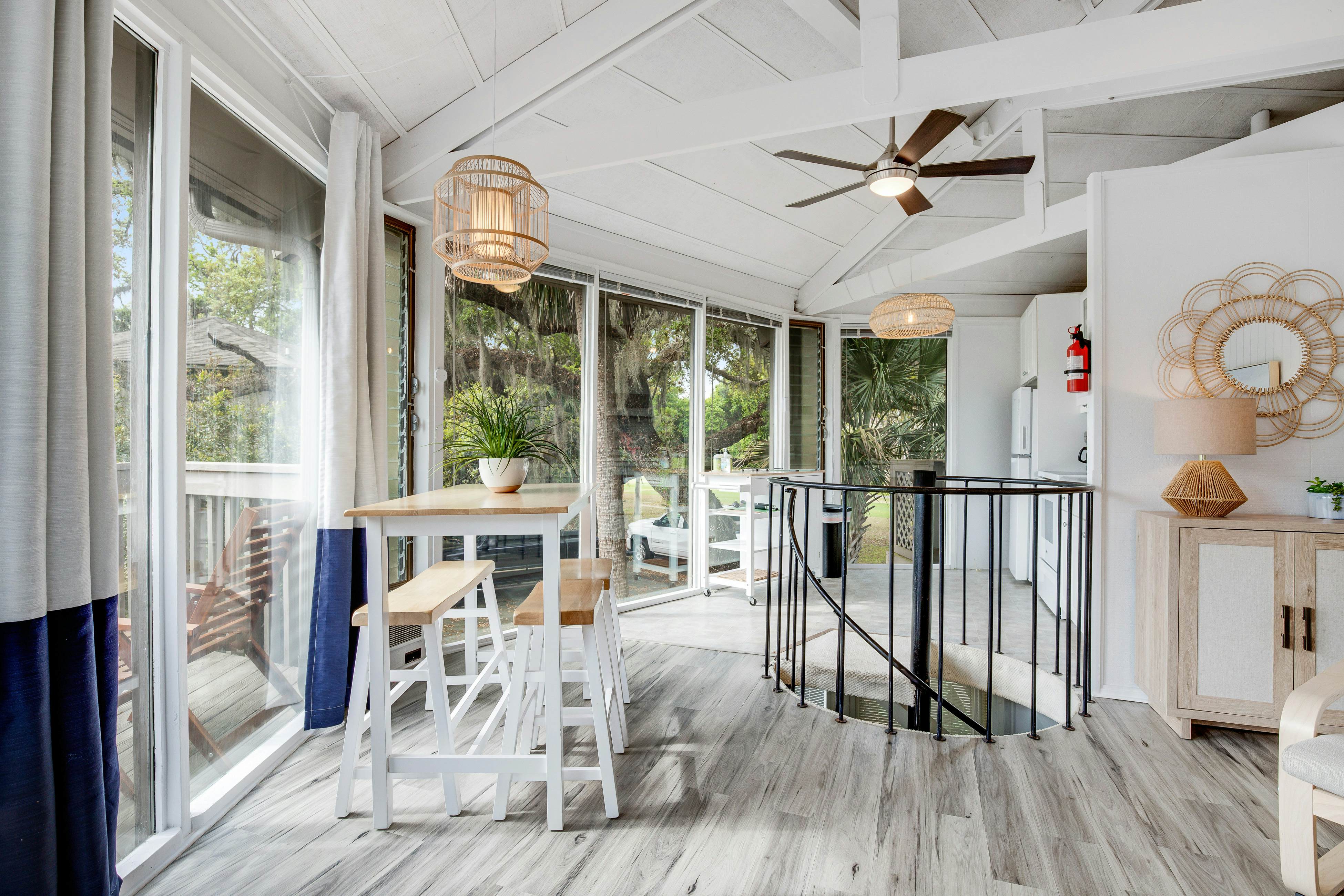 Lakefront home with lagoon view, deck & AC - close to beach, golf, & pools