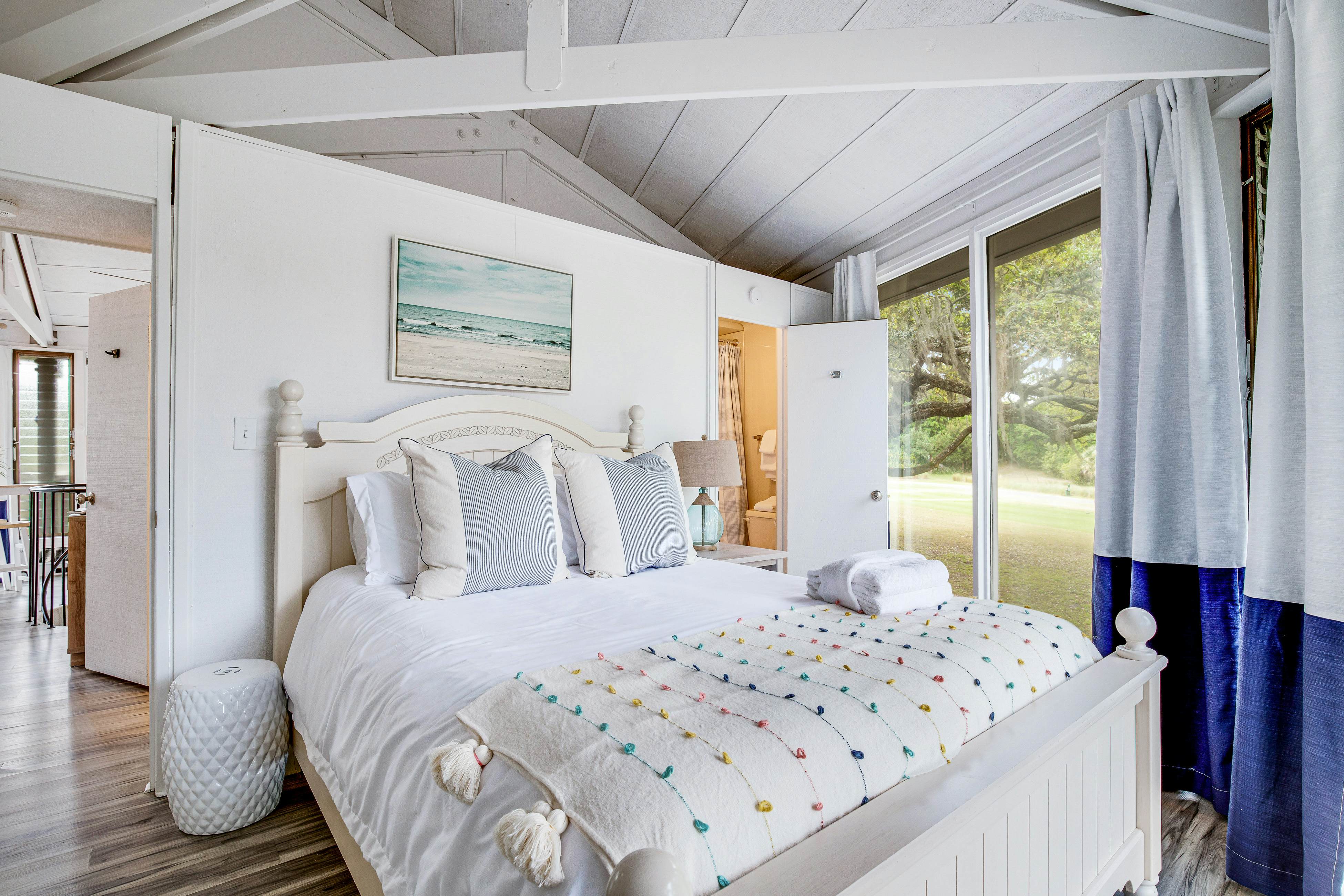 Lakefront home with lagoon view, deck & AC - close to beach, golf, & pools