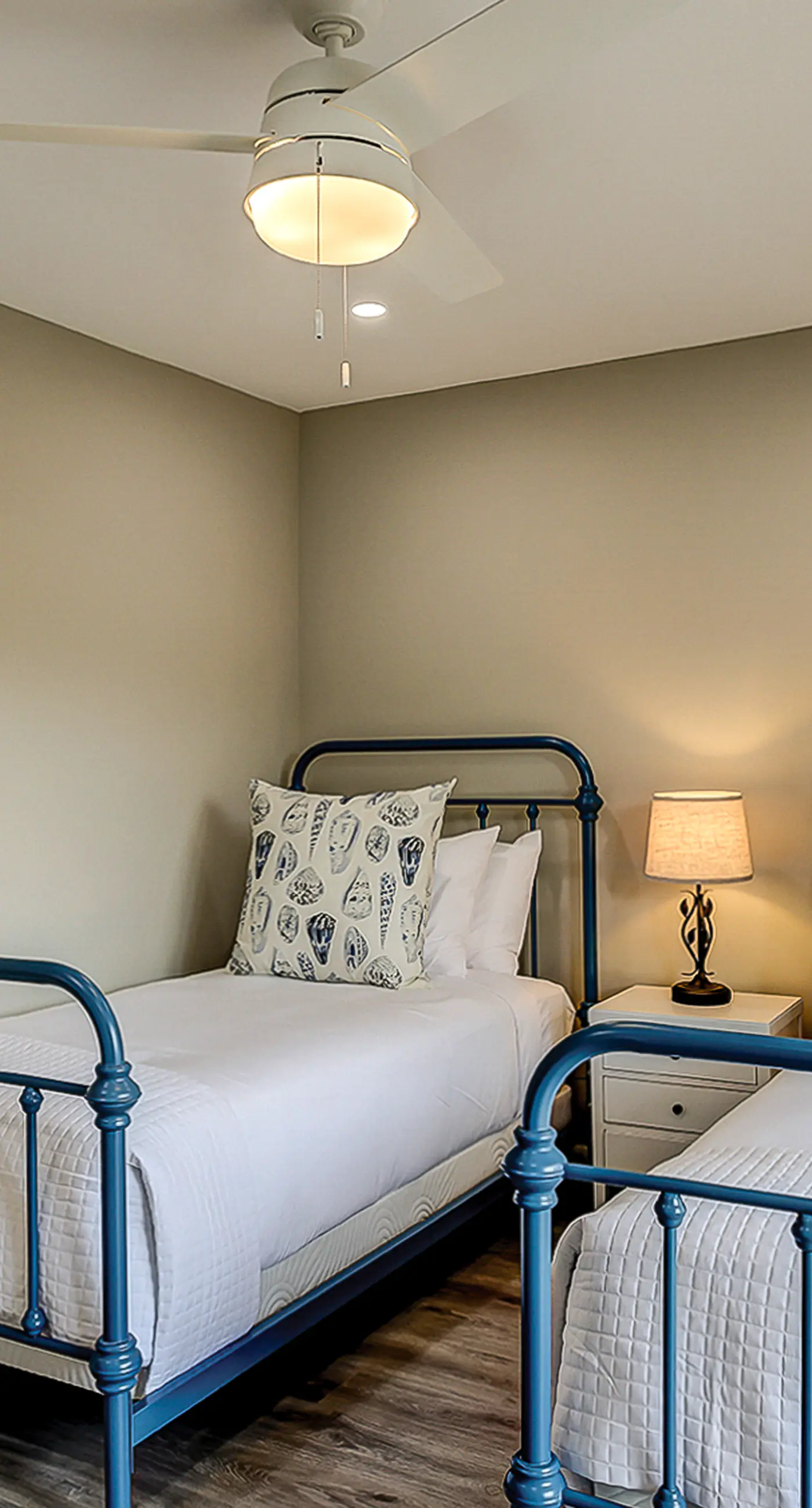 Fully updated condo with serene view, enclosed balcony, WiFi, W/D, pool, & gym