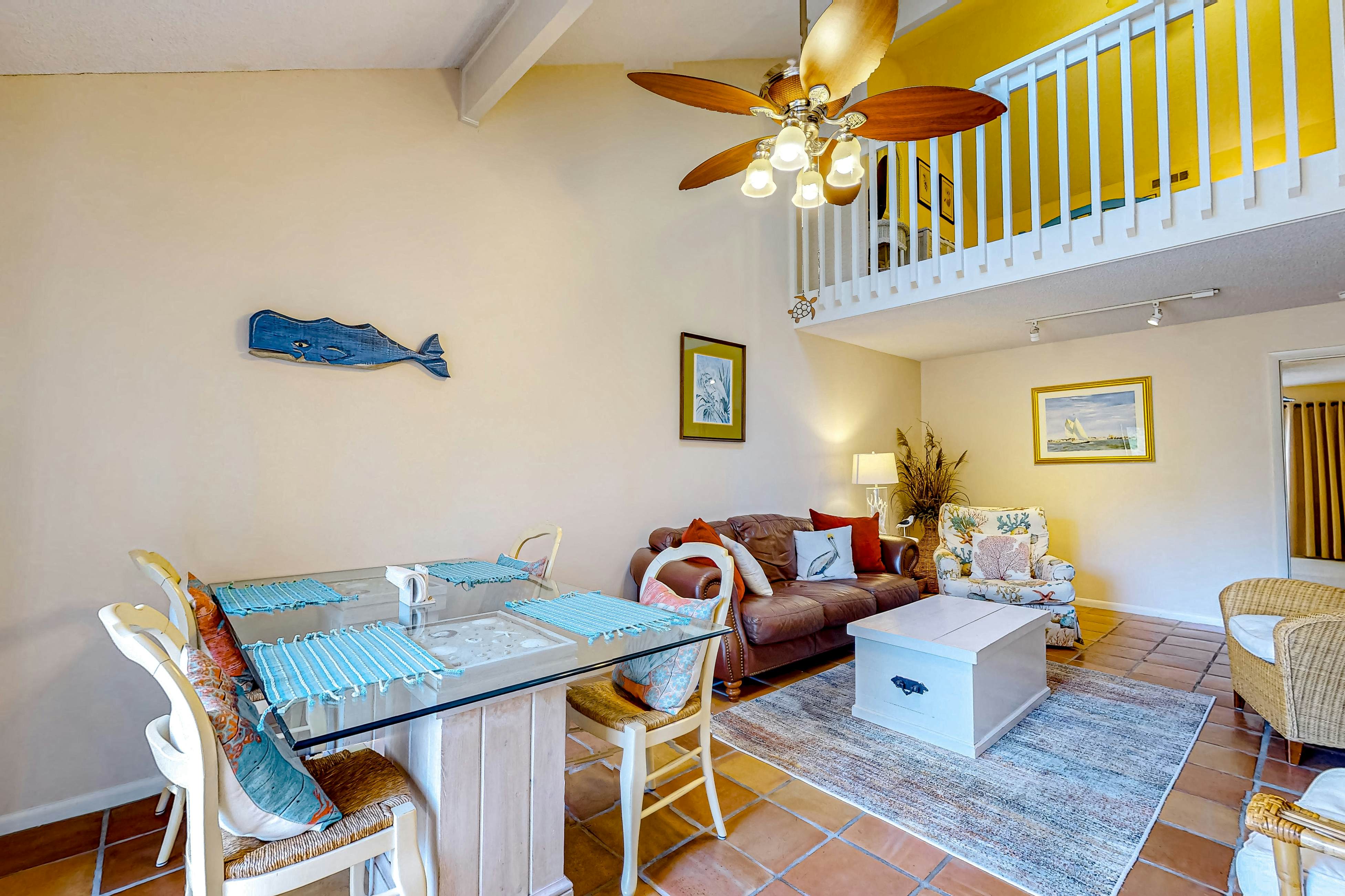 Creek Watch Villa with resort amenities, marsh views, & on-site golf